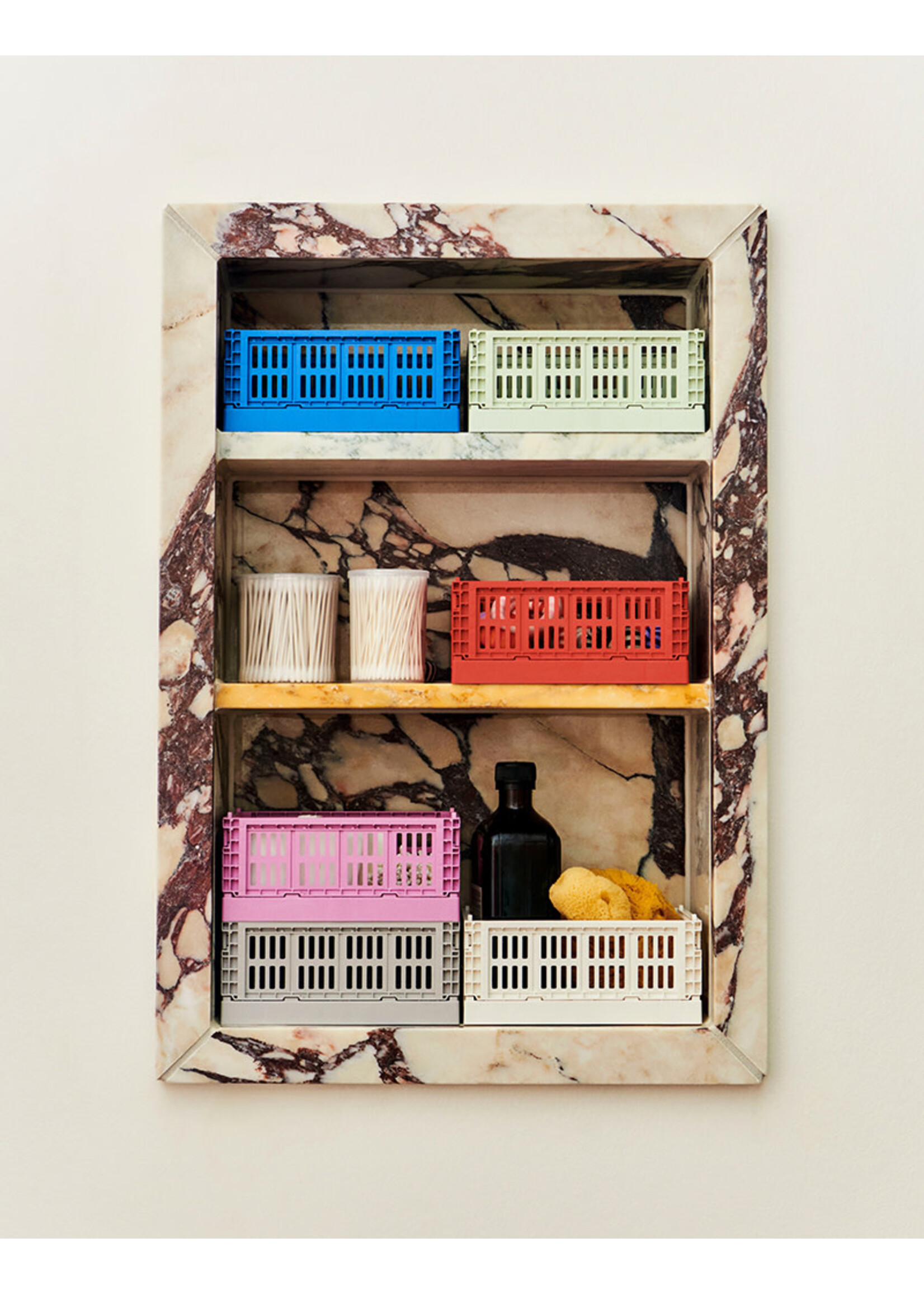 HAY Colour Crate Mini - Set of 2 - Light Grey