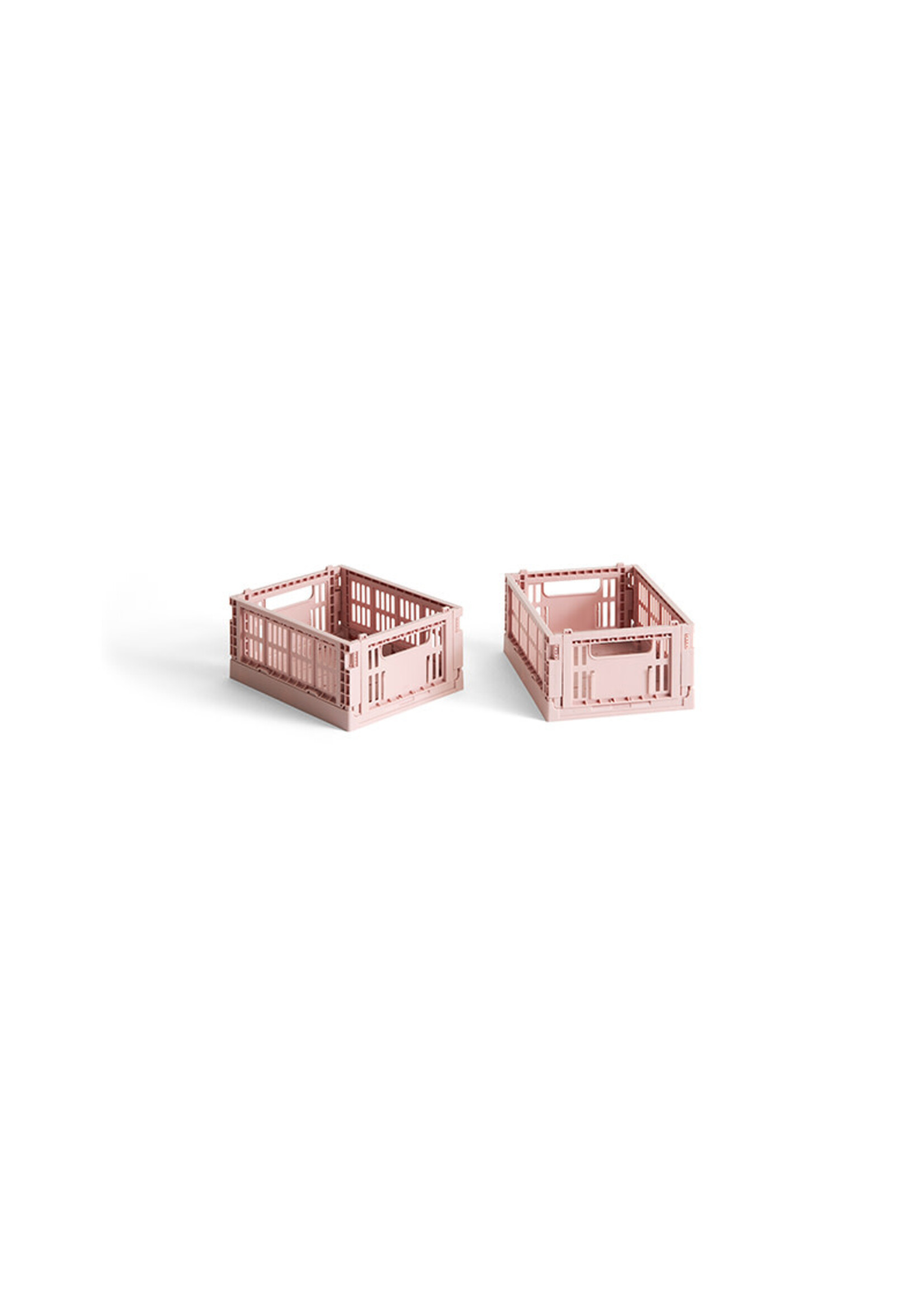 HAY Colour Crate Mini - Set of 2 - Blush