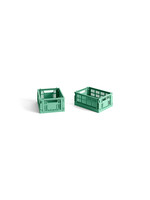 HAY Colour Crate Mini - Set of 2 - Dark Mint