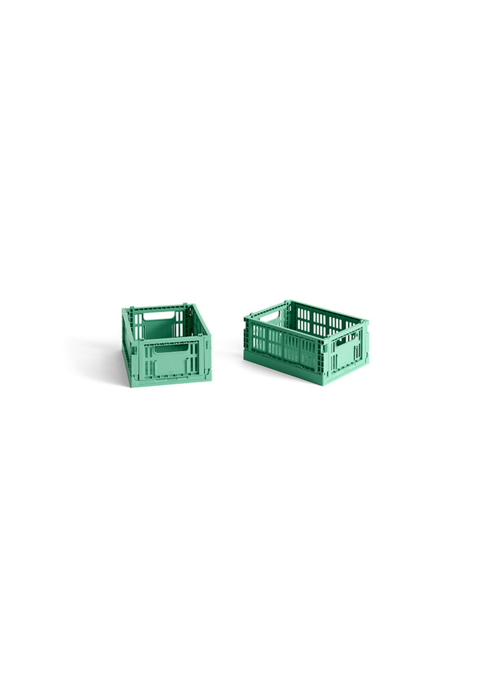 HAY Colour Crate Mini - Set of 2 - Dark Mint