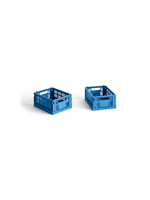 HAY Colour Crate Mini - Set of 2 - Electric Blue