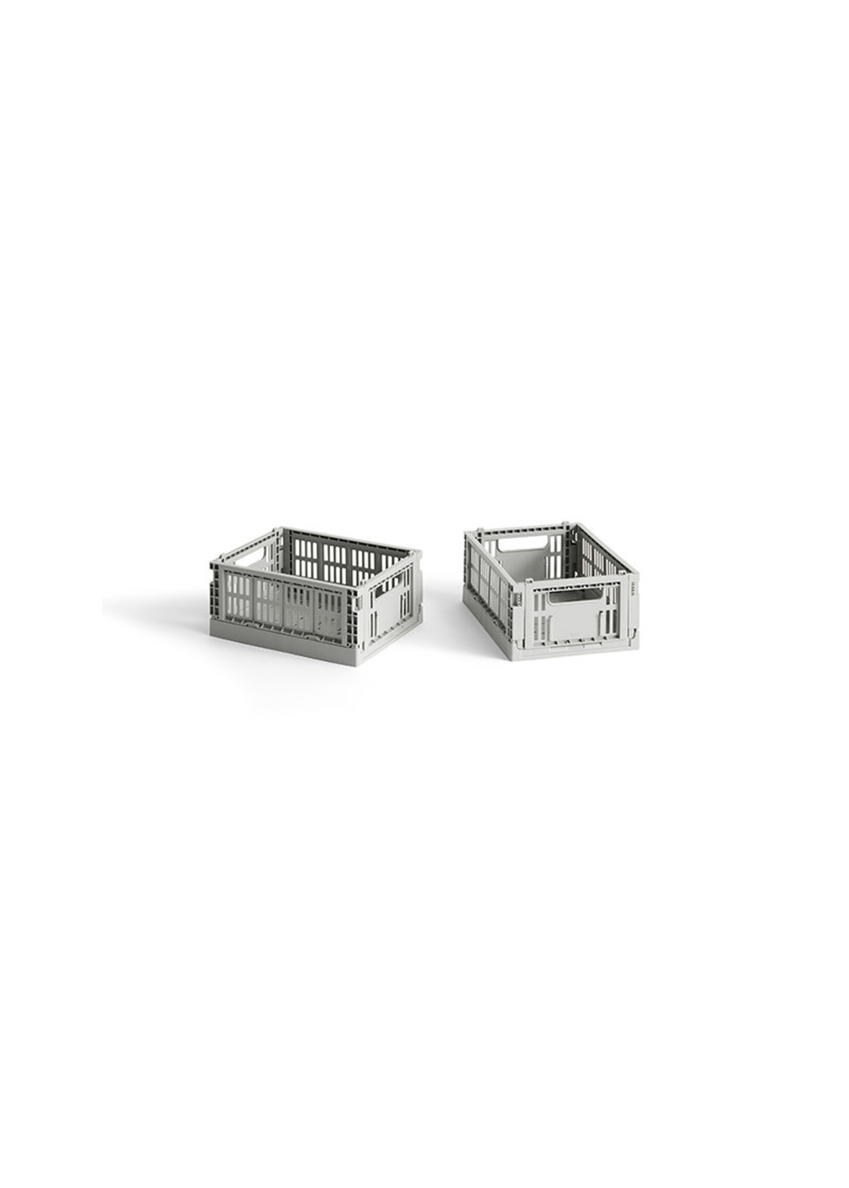 HAY Colour Crate Mini - Set of 2 - Light Grey