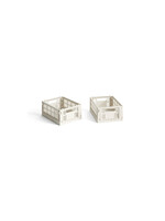 HAY Colour Crate Mini - Set of 2 - Off-White