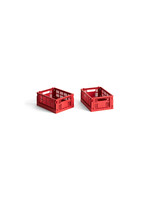 HAY Colour Crate Mini - Set of 2 - Red