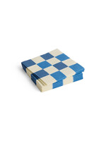 HAY Pattern Napkins Lunch Check - Off-White/Blue