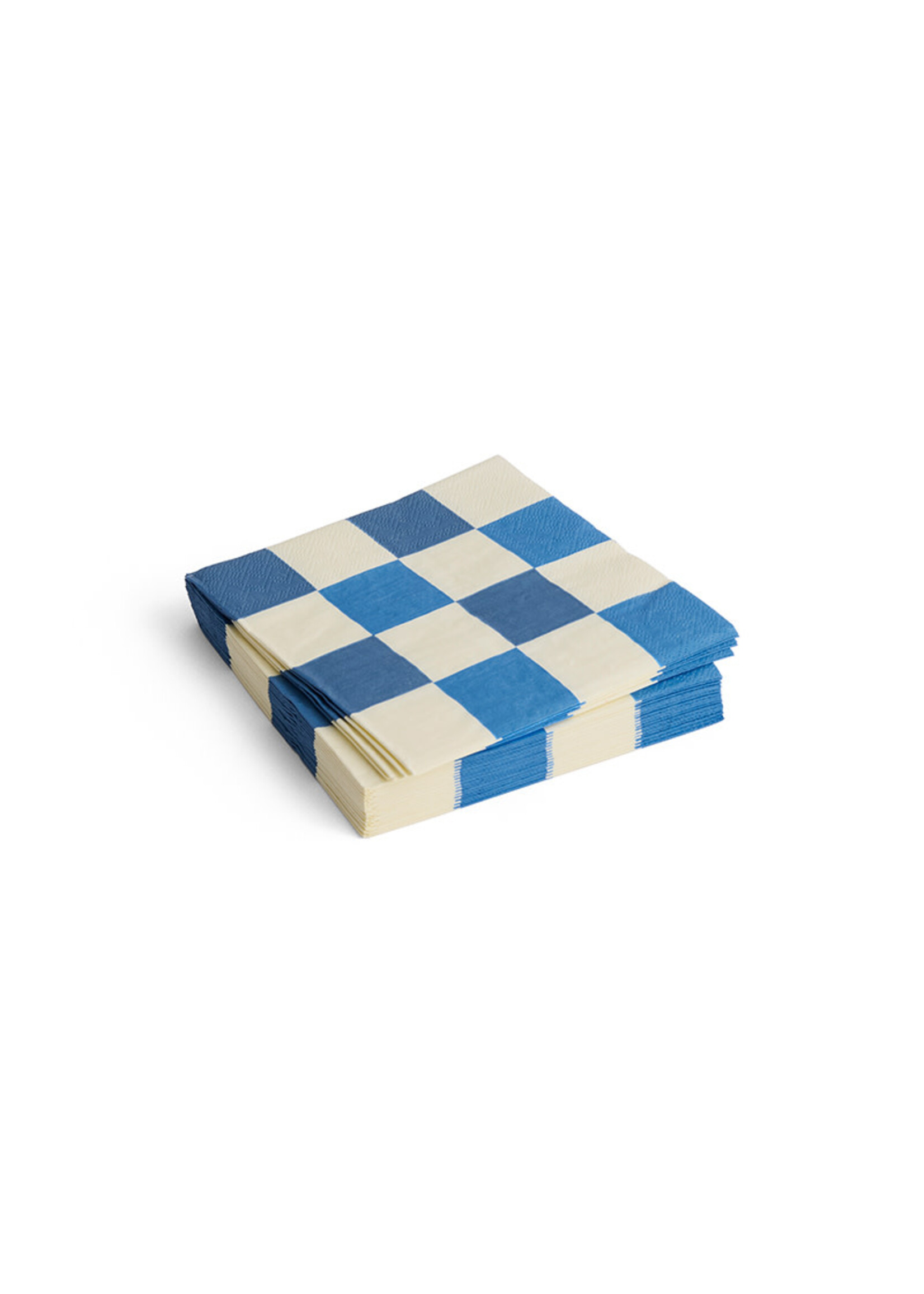 HAY Pattern Napkins Lunch Check - Off-White/Blue