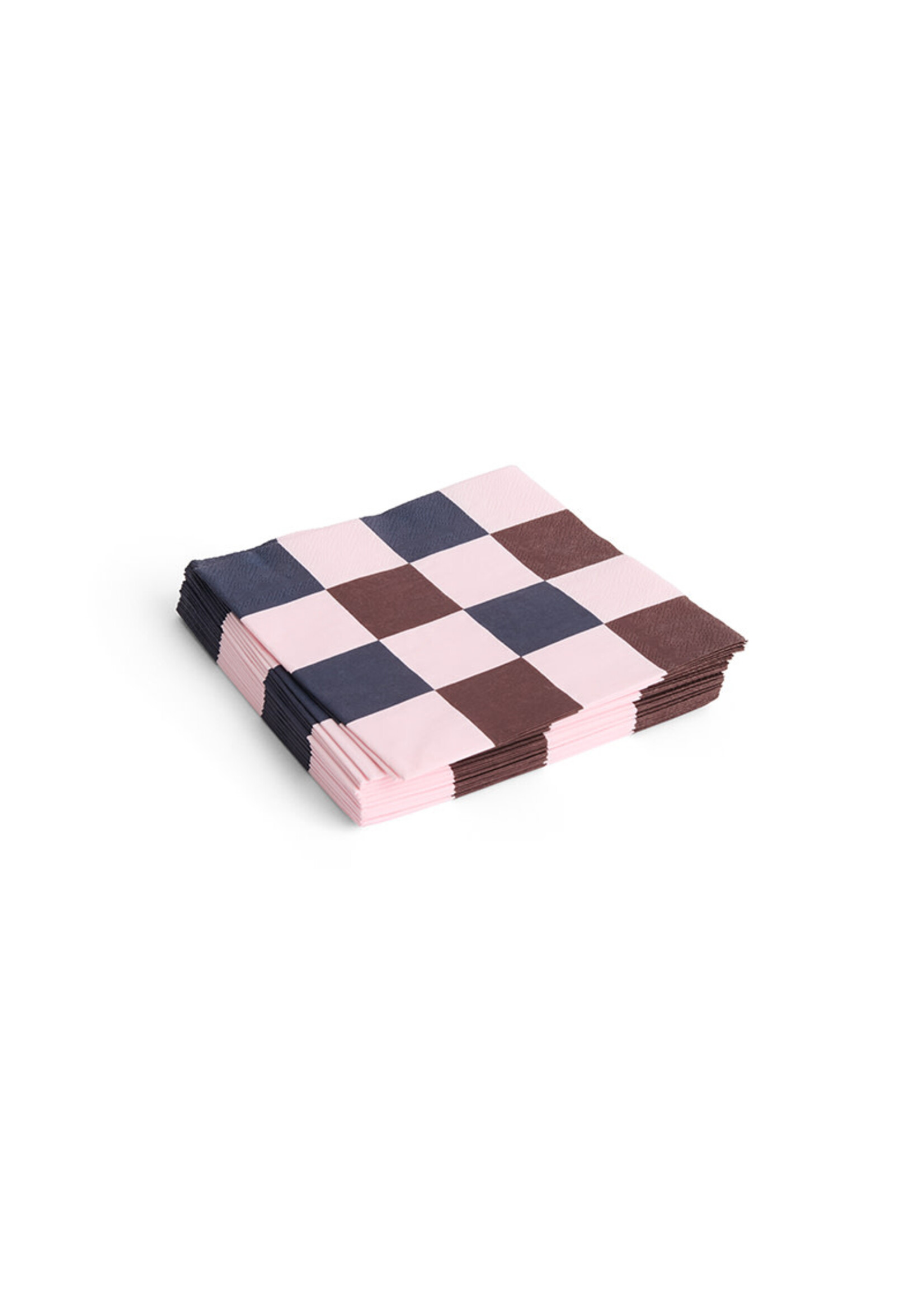 HAY Pattern Napkins Lunch Check - Pink/Bordeaux/Black