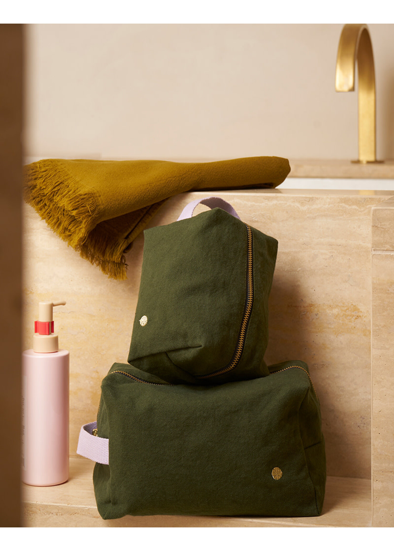 La cerise sur le gâteau Cube Pouch S - Kale