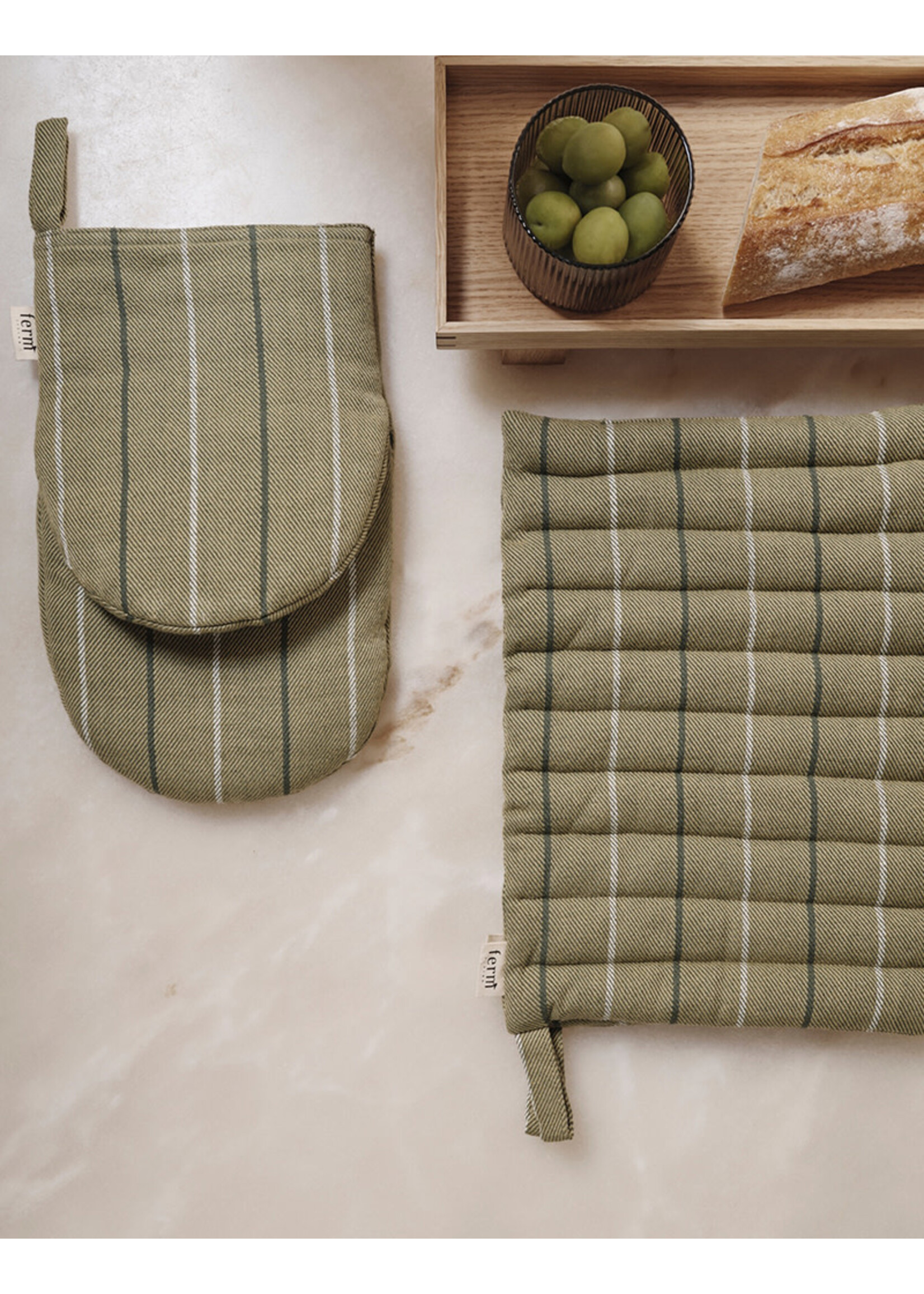Ferm Living Ito Pot Holders - Set of 2 - Seaweed