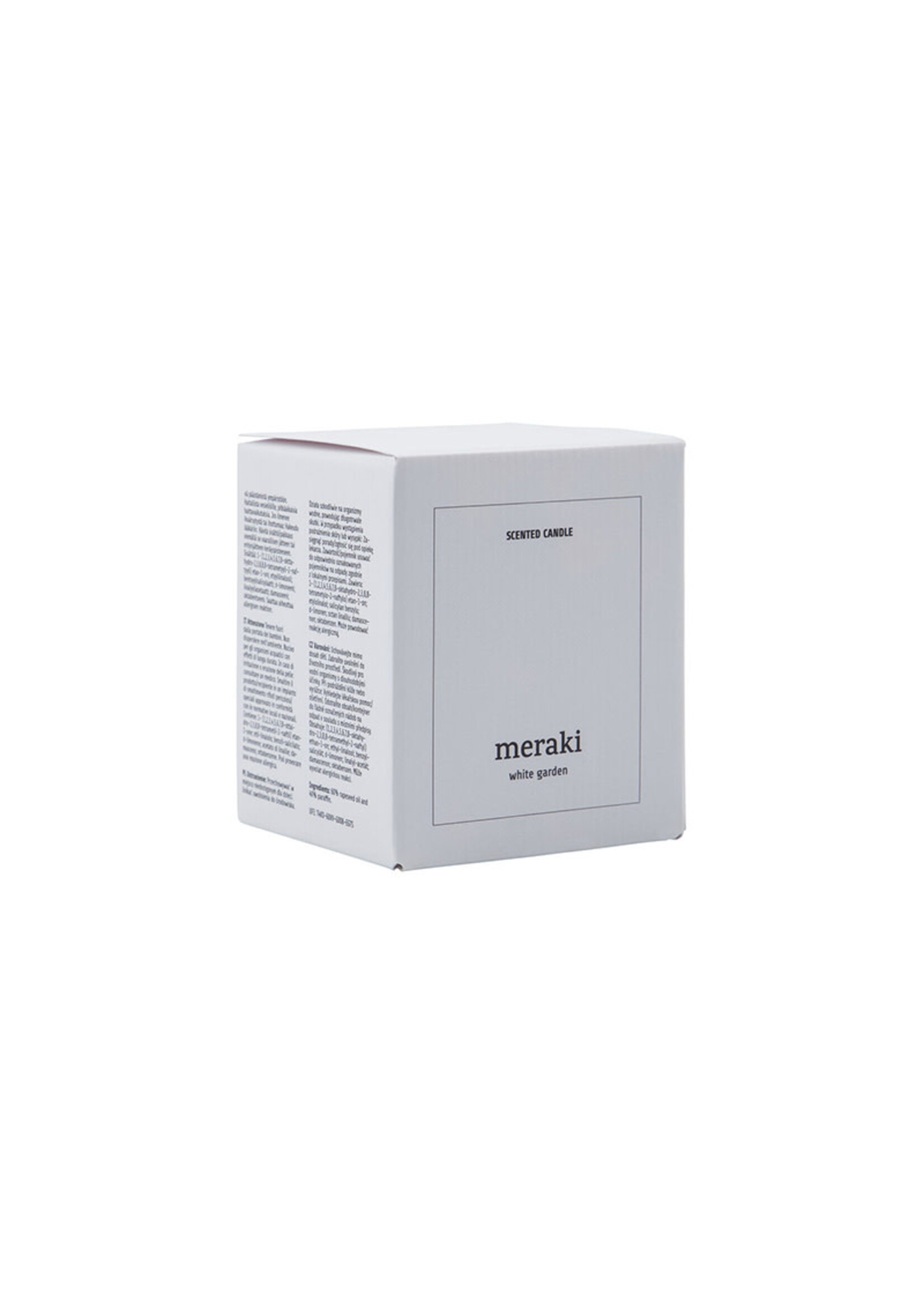 Meraki Scented Candle - White Garden