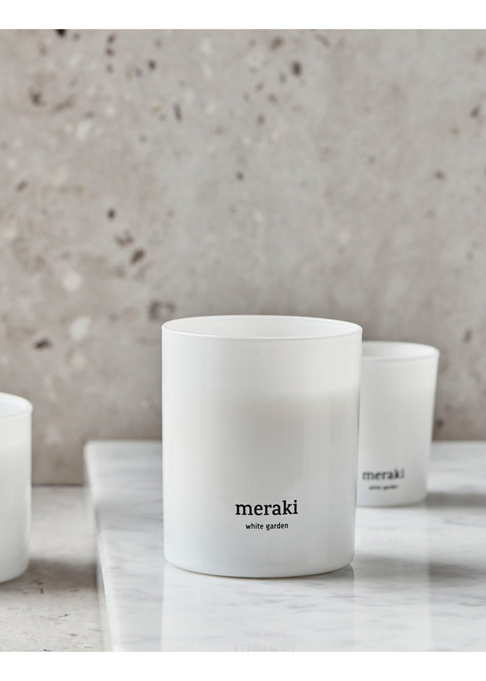 Meraki Scented Candle - White Garden