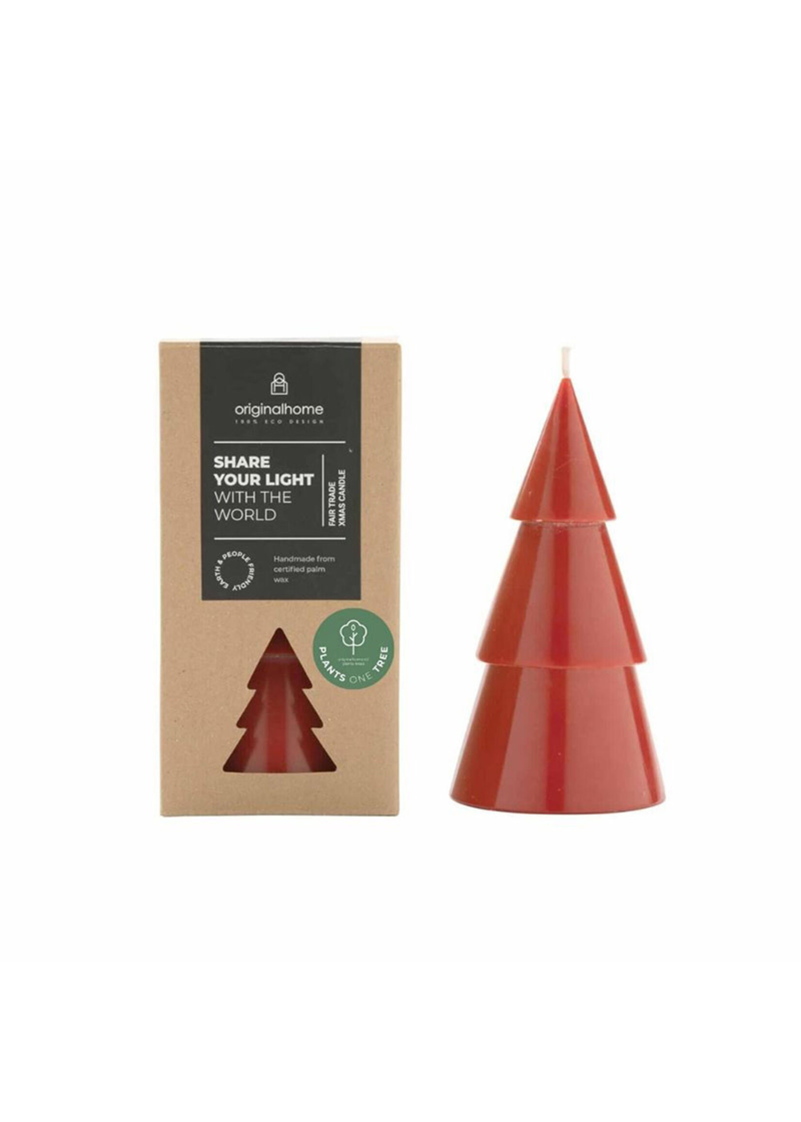 Original Home Tree Candle - L - Warm Red