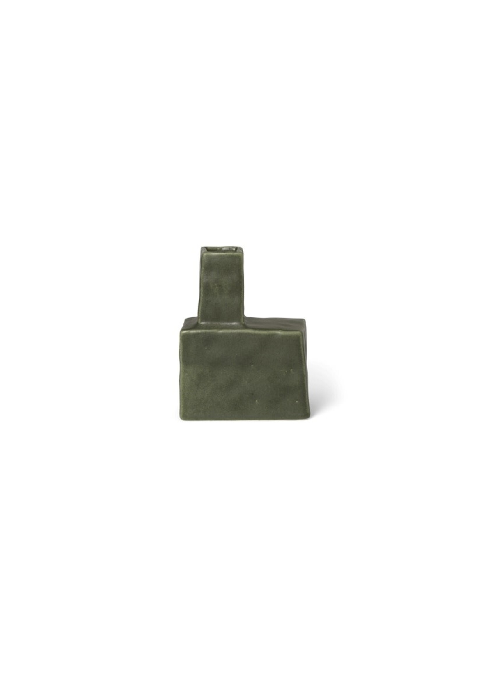 Ferm Living Koa Vase H20 - Dark Sage