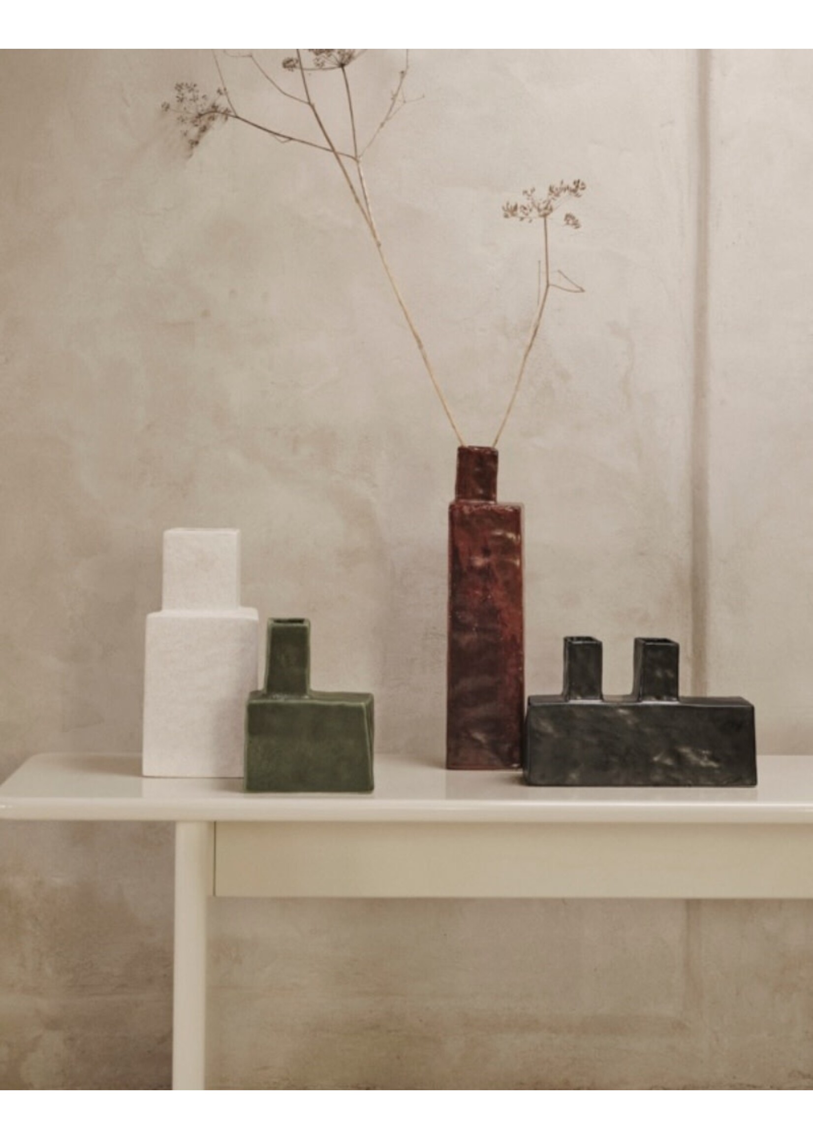 Ferm Living Koa Vase H29 - Off-White