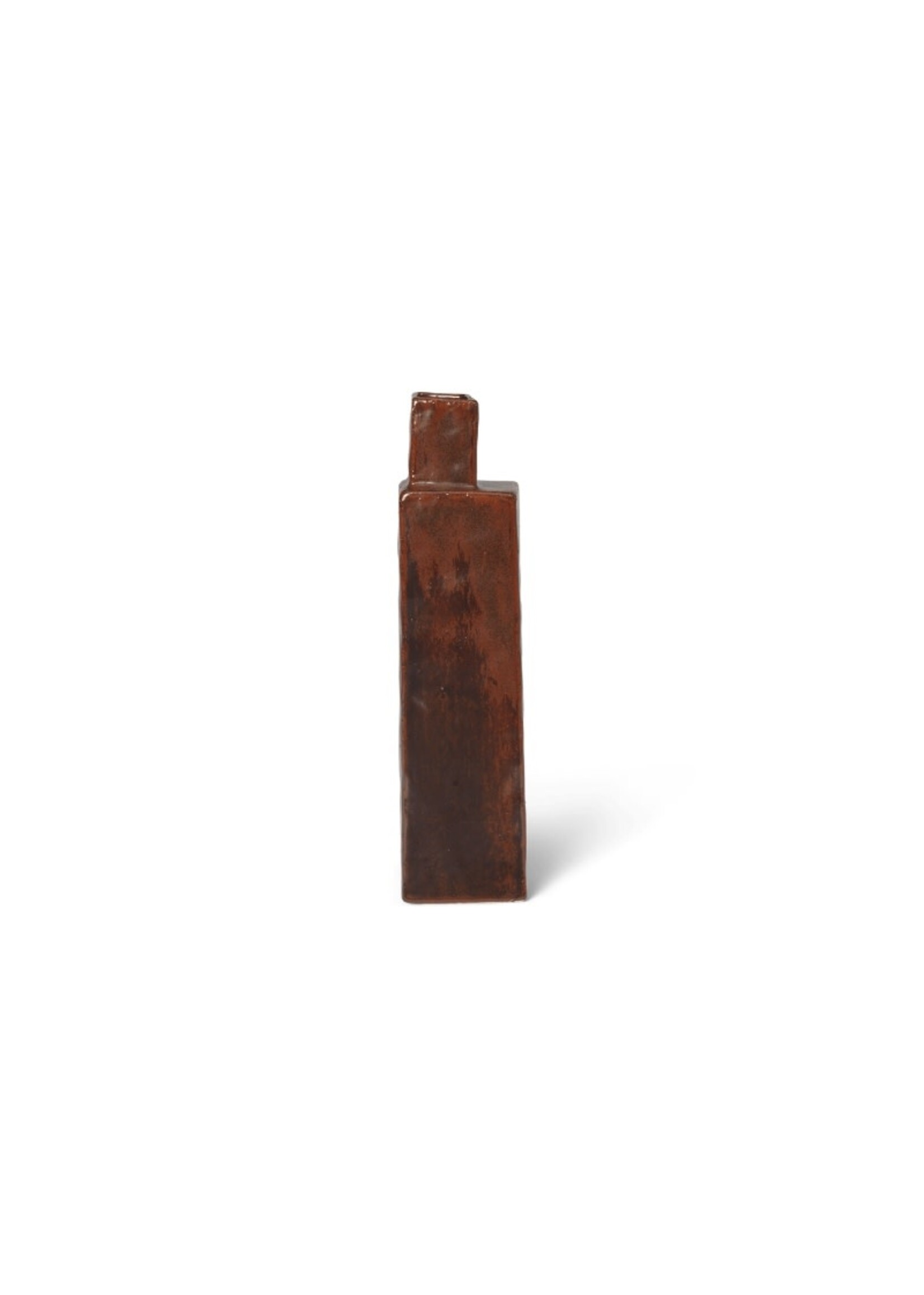 Ferm Living Koa Vase H40 - Red Brown