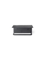 Ferm Living Dora Toilet Paper Holder + Shelf | Black