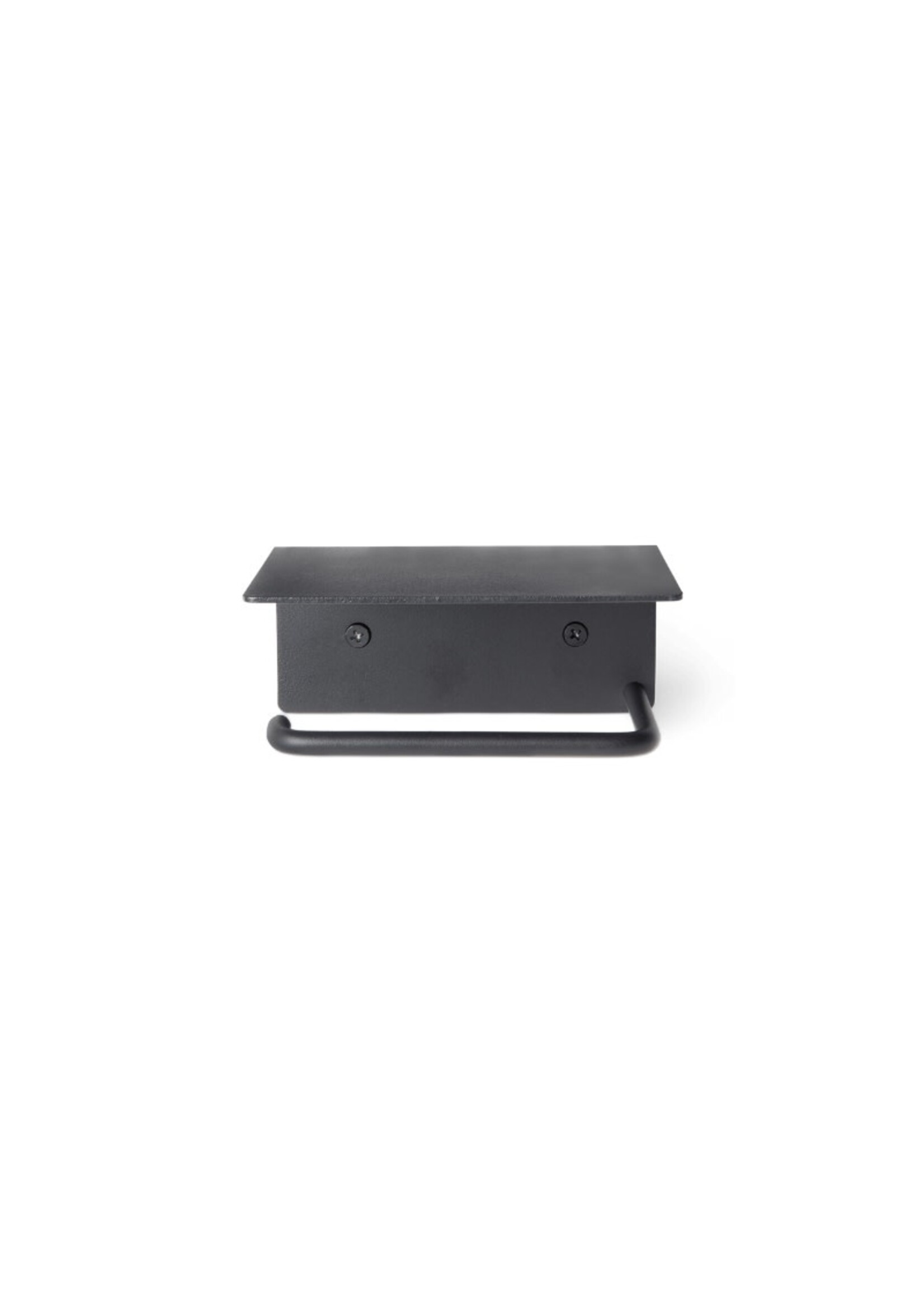 Ferm Living Dora Toilet Paper Holder + Shelf | Black