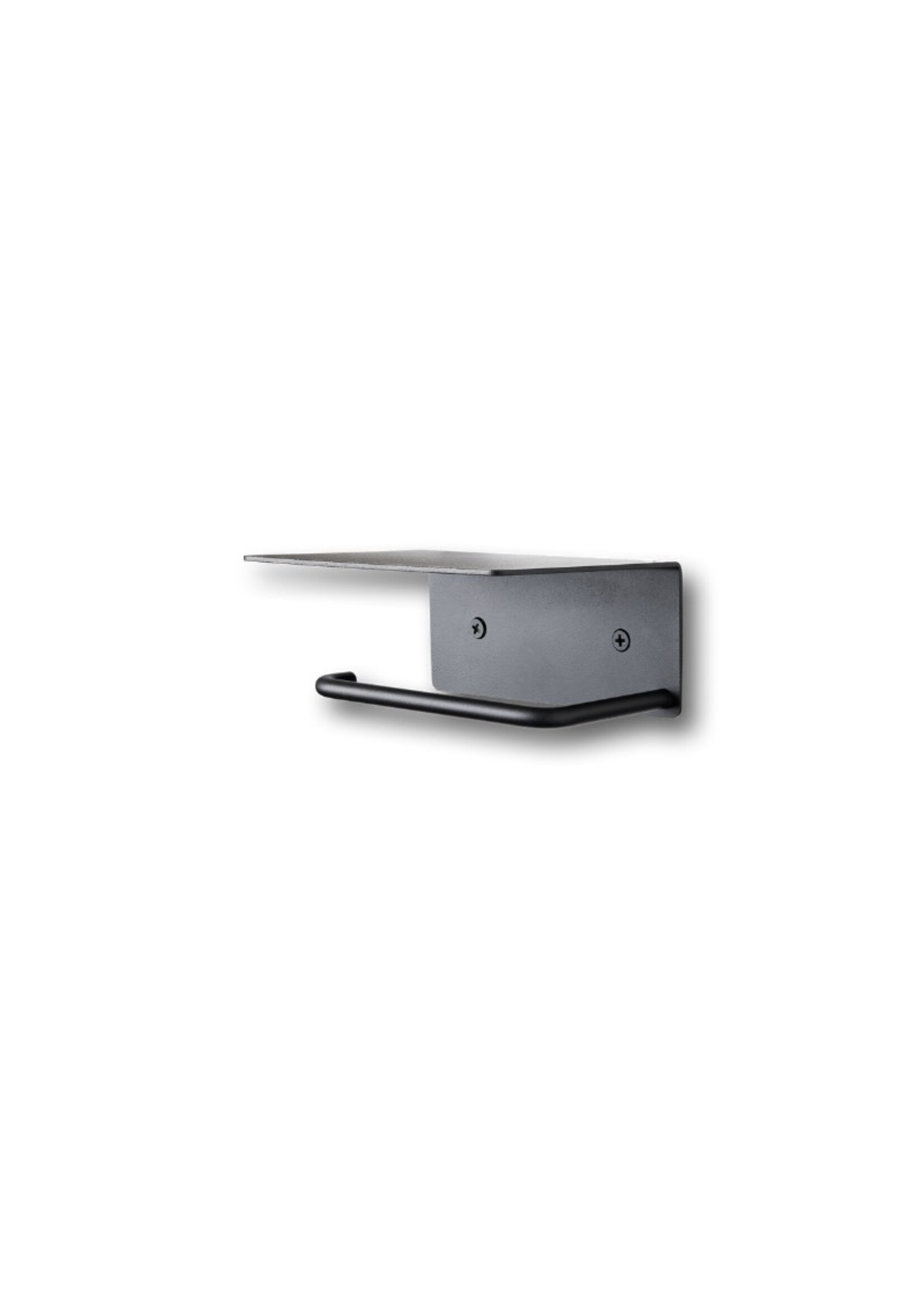 Ferm Living Dora Toilet Paper Holder + Shelf | Black