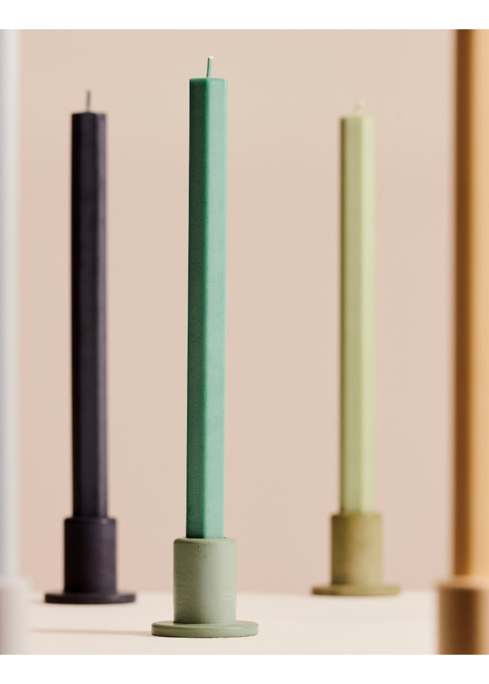 HAY Square Candle | Set of 4 | Pastel