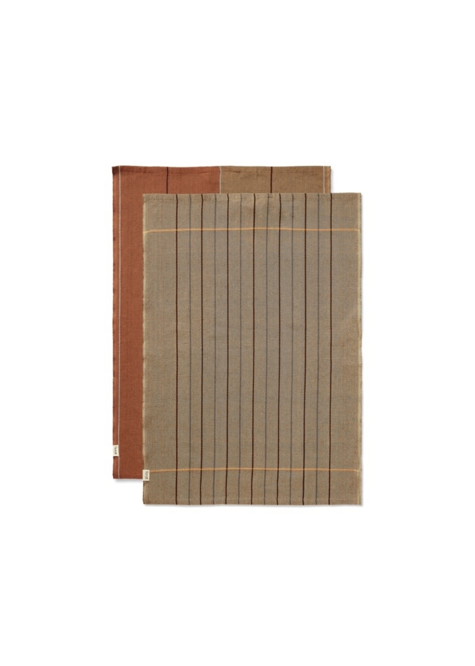 Ferm Living Ito Tea Towel - Set of 2 - Hazel/Oat