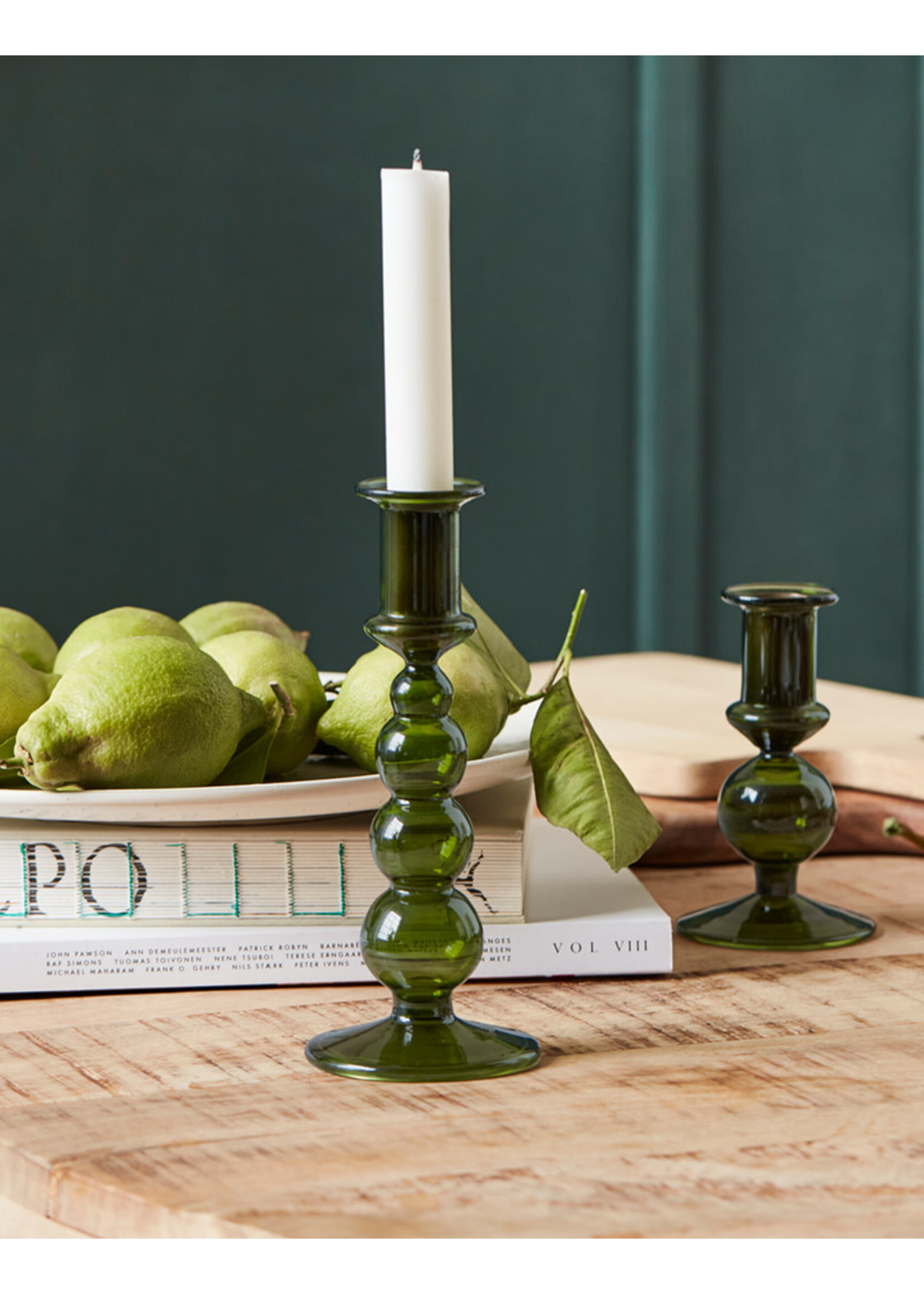 House Doctor Vidro Candle Stand S - Green