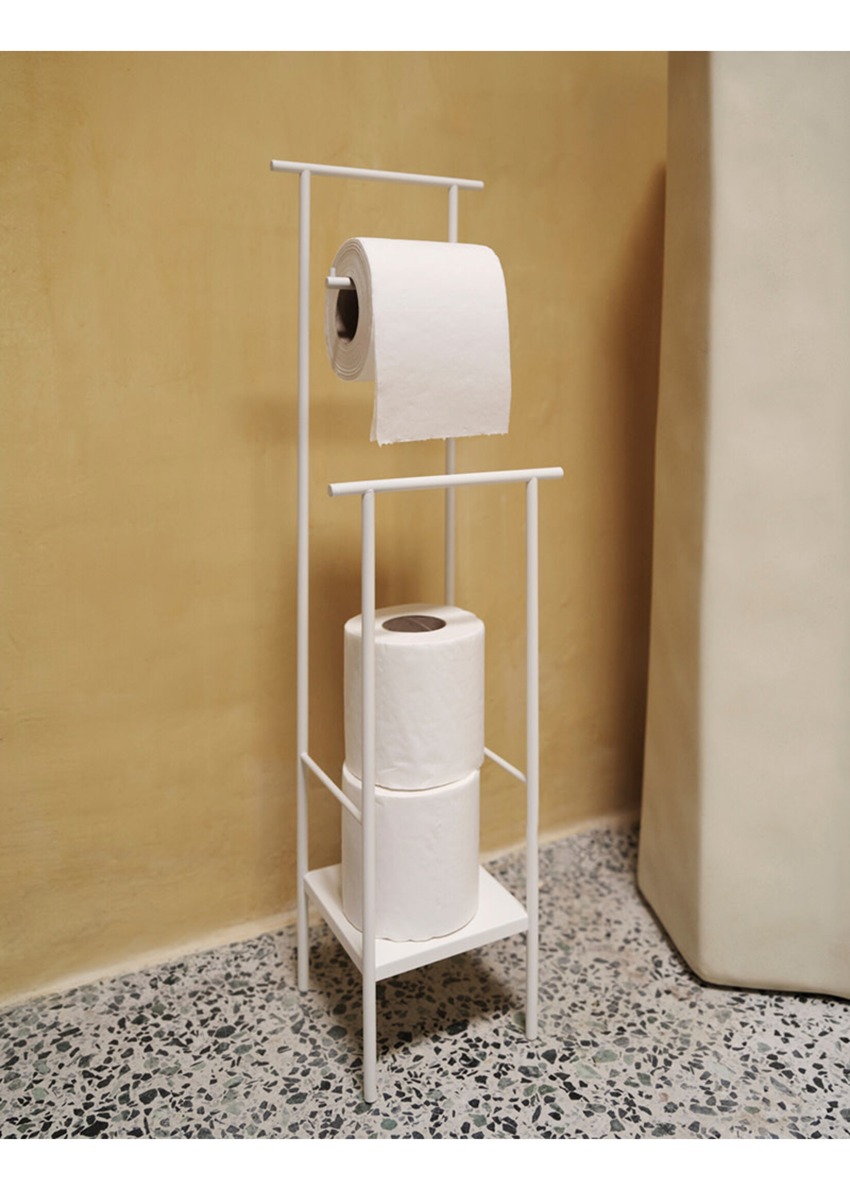 Ferm Living Dora Toilet Paper Stand | White