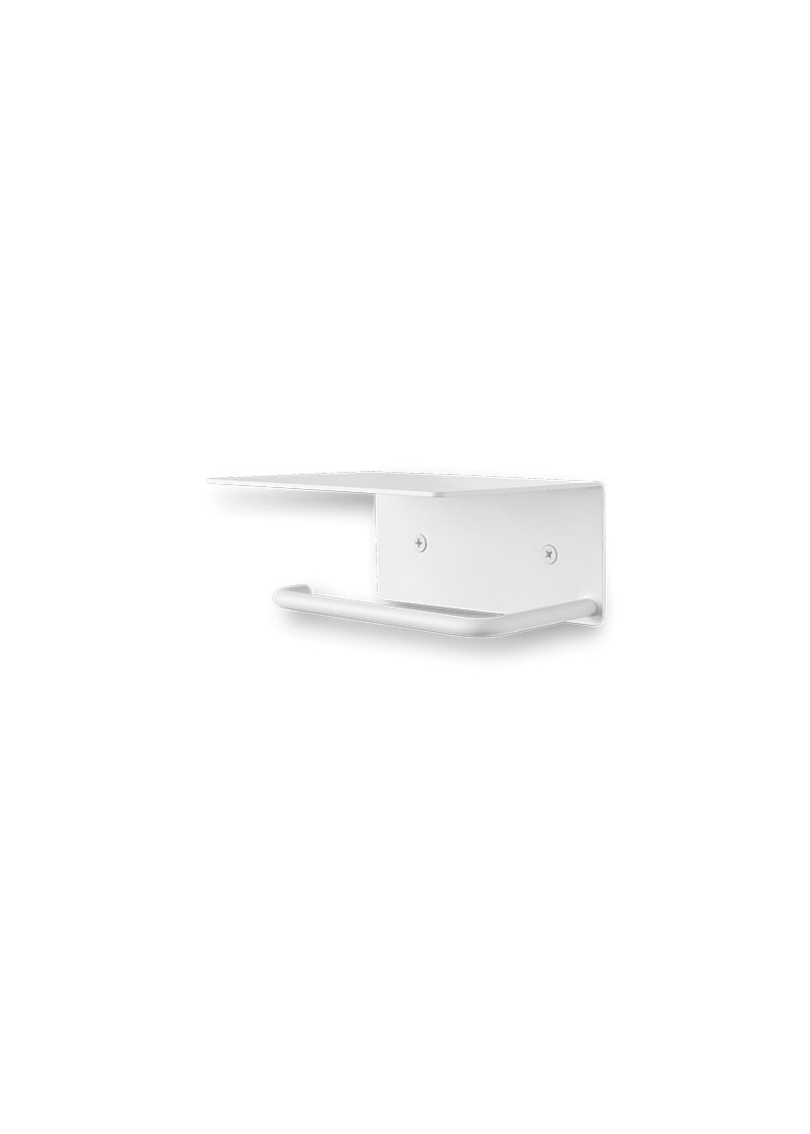 Ferm Living Dora Toilet Paper Holder + Shelf | White