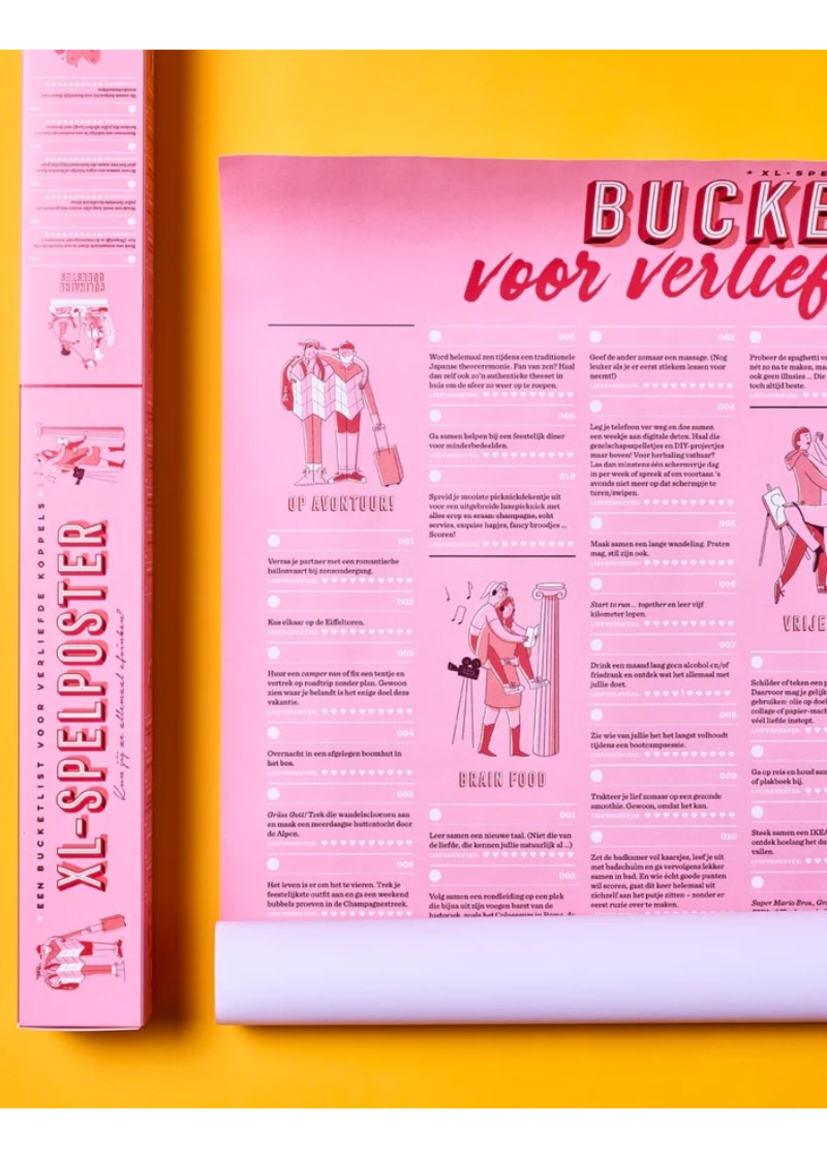 Stratier XL Spelposter | Bucketlist Voor Koppels