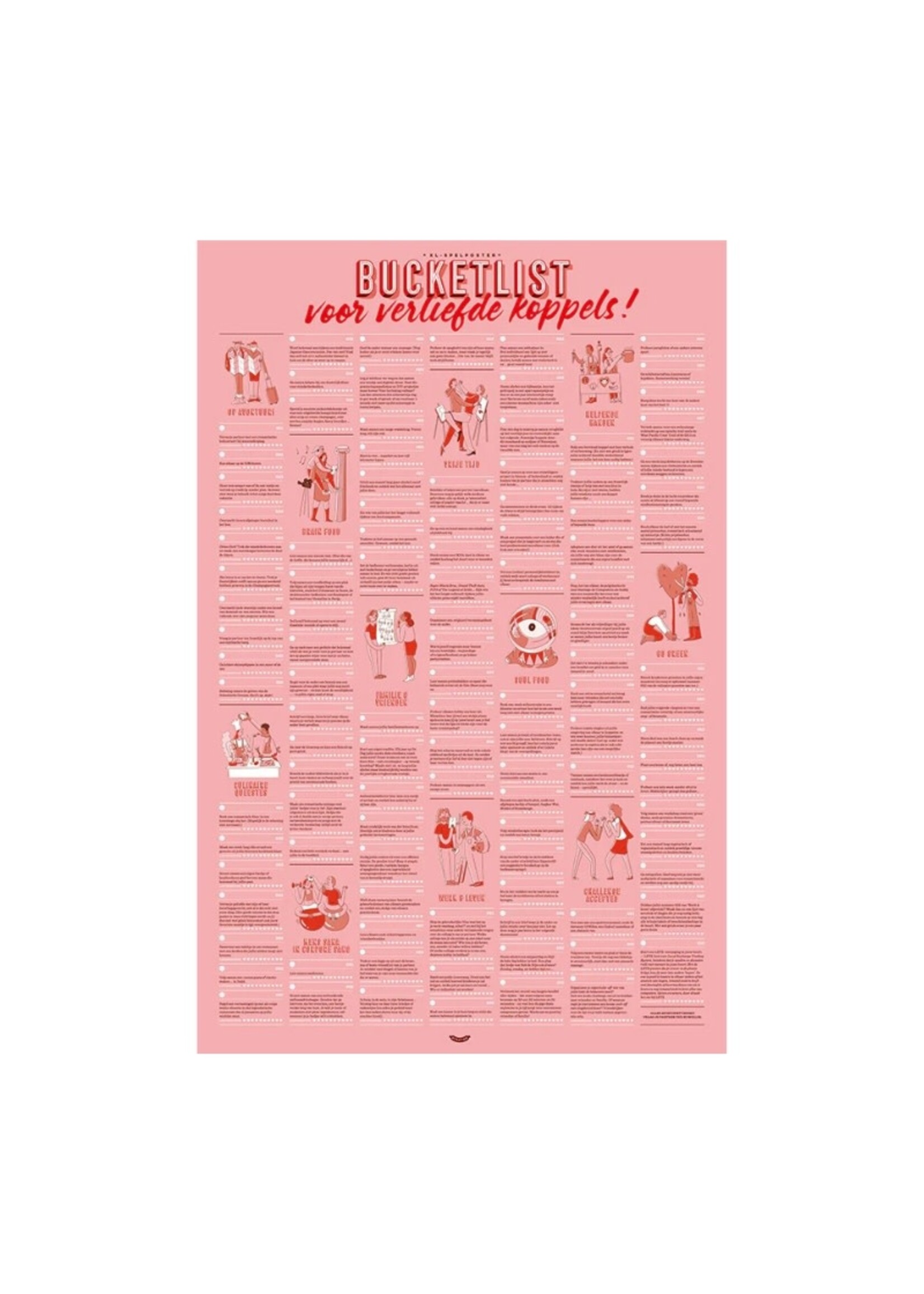 Stratier XL Spelposter | Bucketlist Voor Koppels
