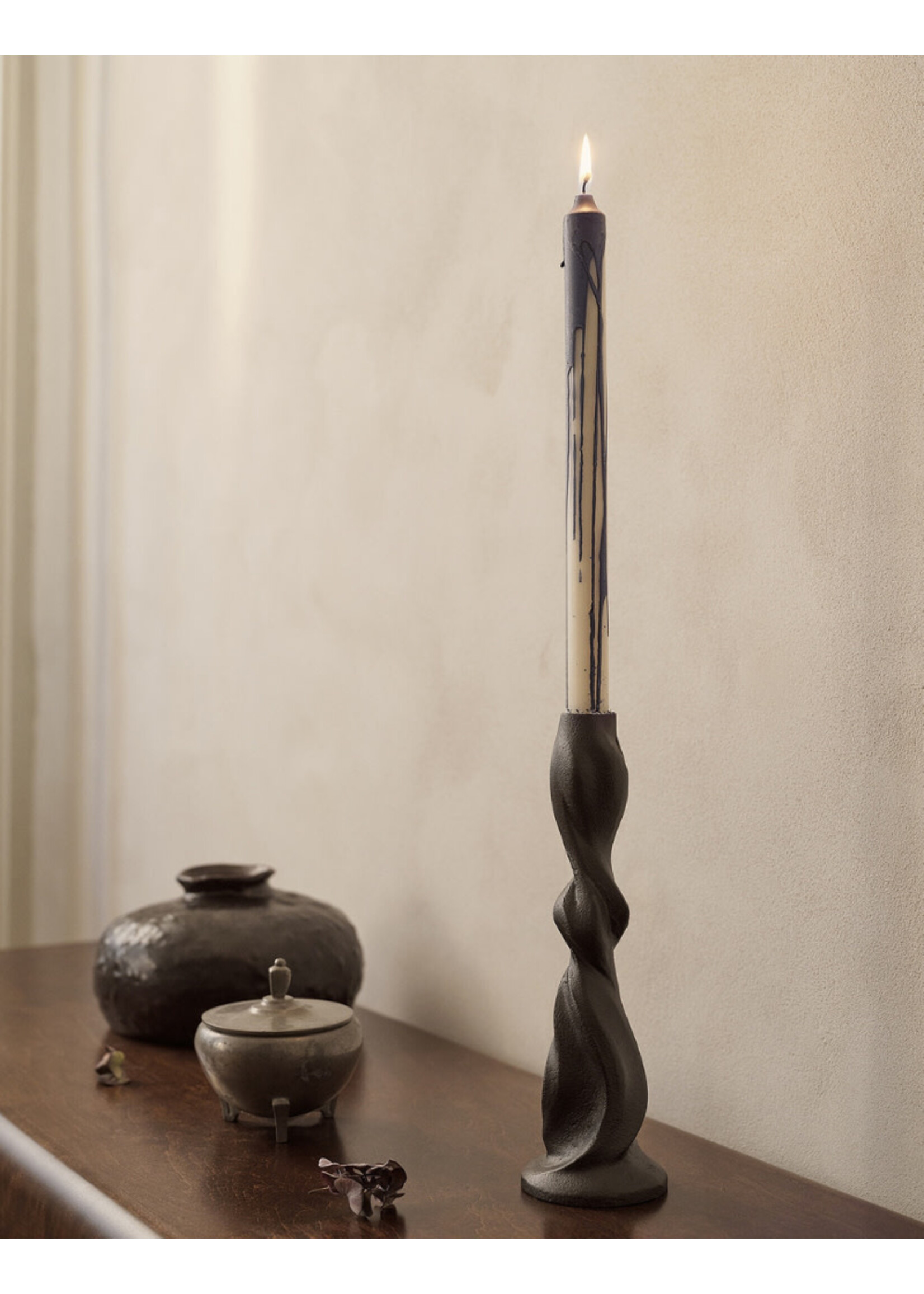 Ferm Living Dryp Candles - set of 2 - Deep Blue