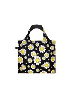 LOQI Shopping Bag | Flowers Black