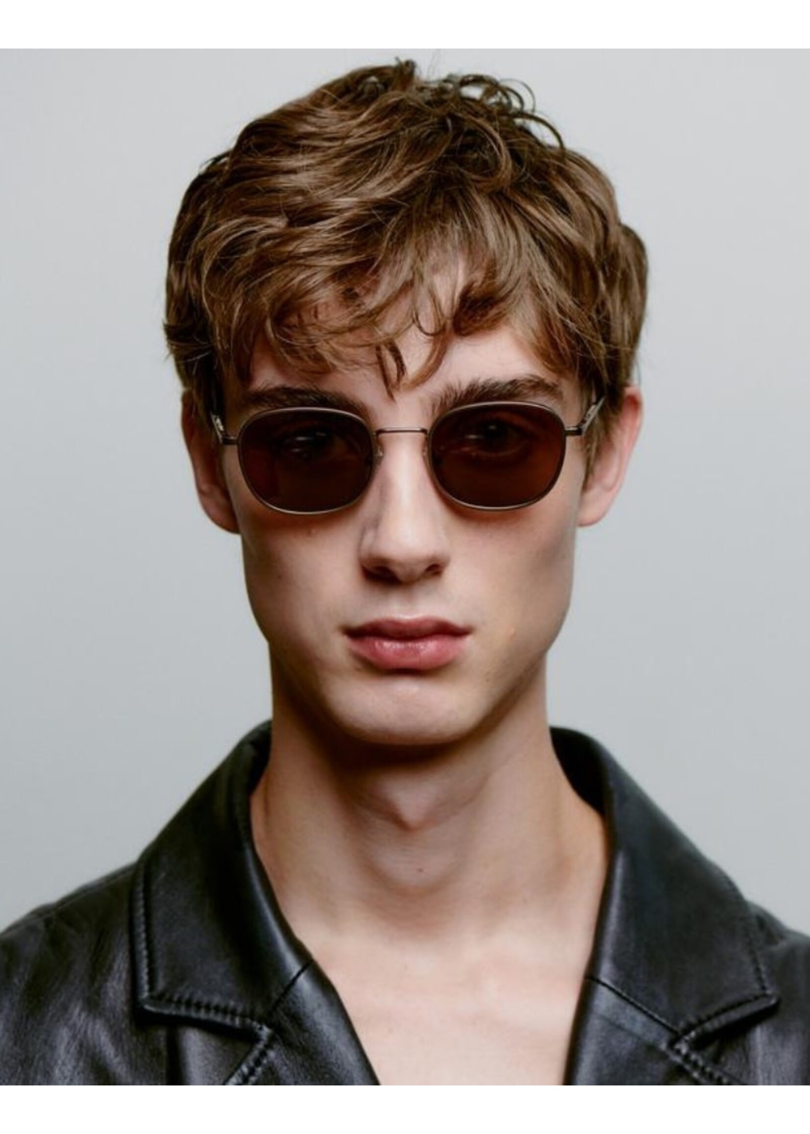 A.Kjærbede Zonnebril Hello - Matte Brown