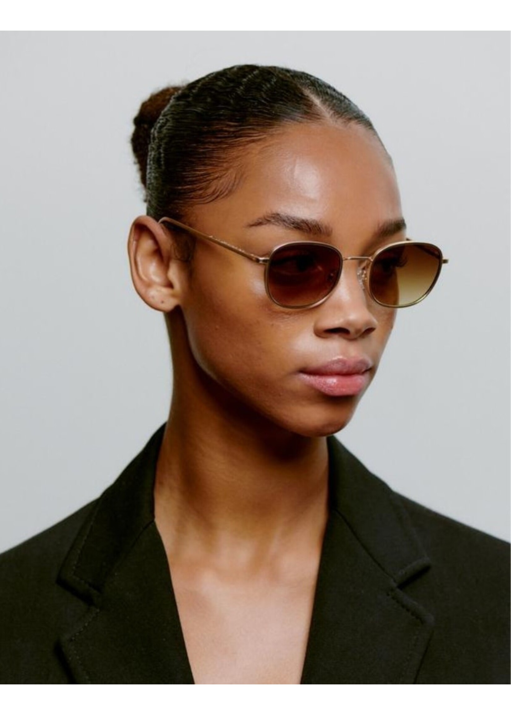 A.Kjærbede Zonnebril Hello - Matte Gold