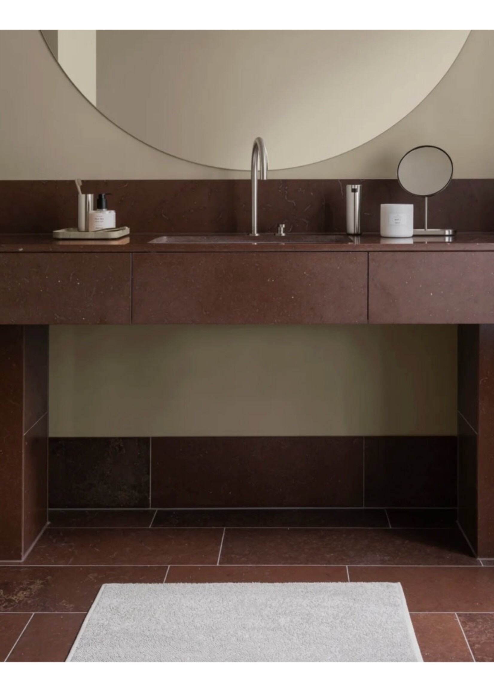 Blomus Tuyo badmat - 60 x 60 - Moonbeam