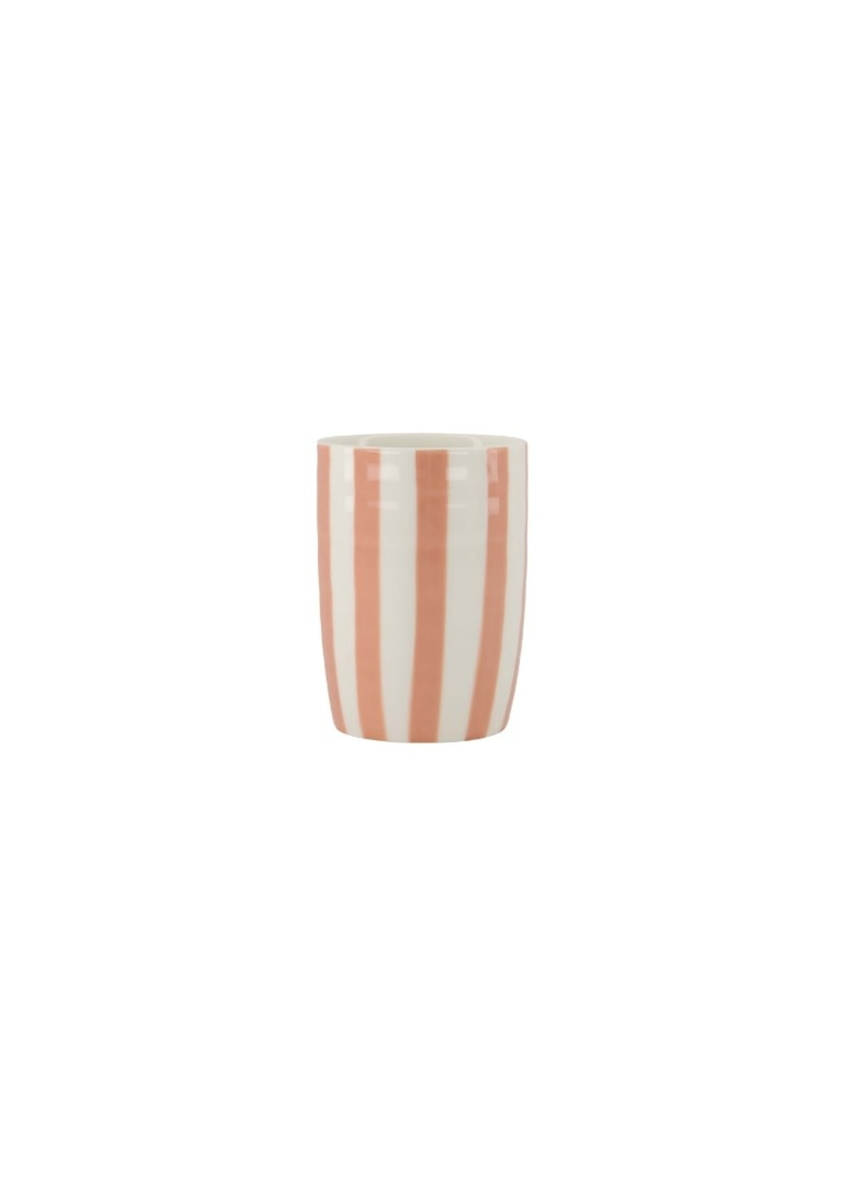 Zusss koffiemok streep - roze