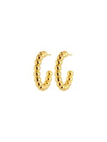 LULU Copenhagen Ball Hoops L | Gold
