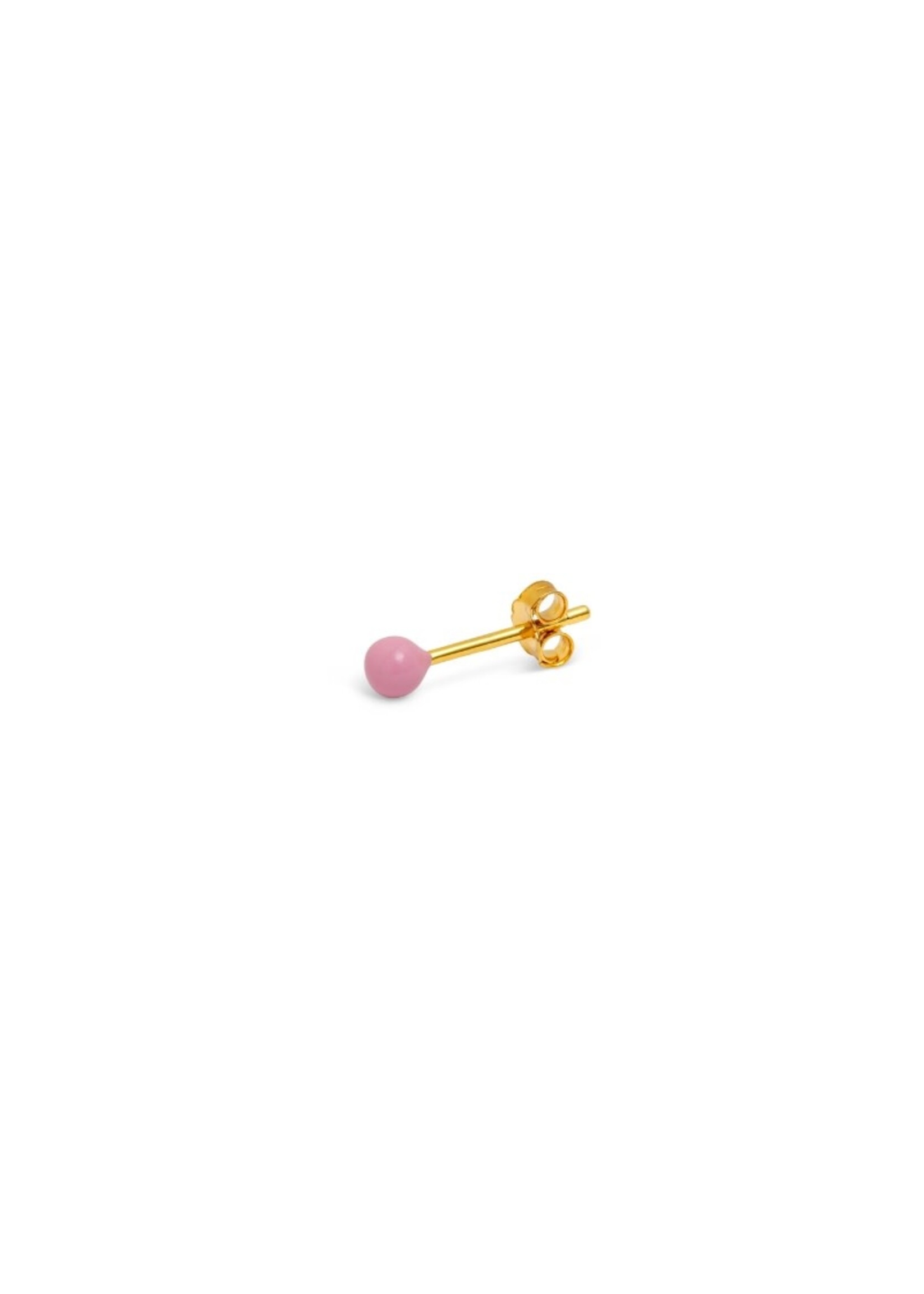 LULU Copenhagen Color Ball Oorstud - Light Pink