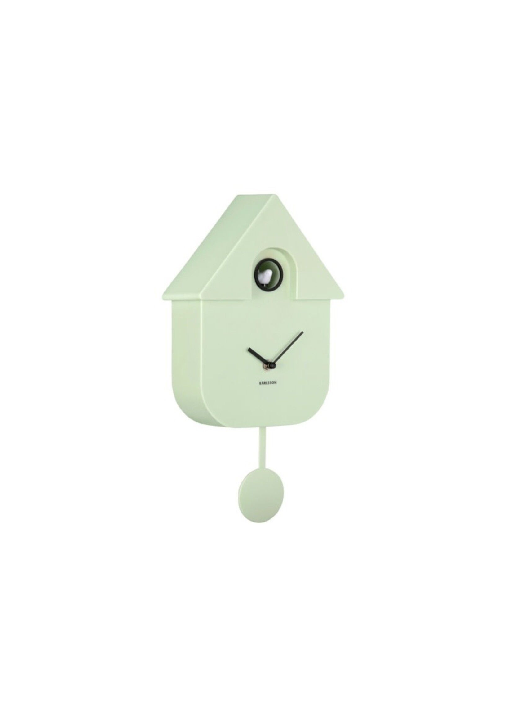 Karlsson Cuckoo Wall Clock - Soft Green