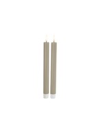 Sirius Sille Led-kaars lang H25 - Warm Grey