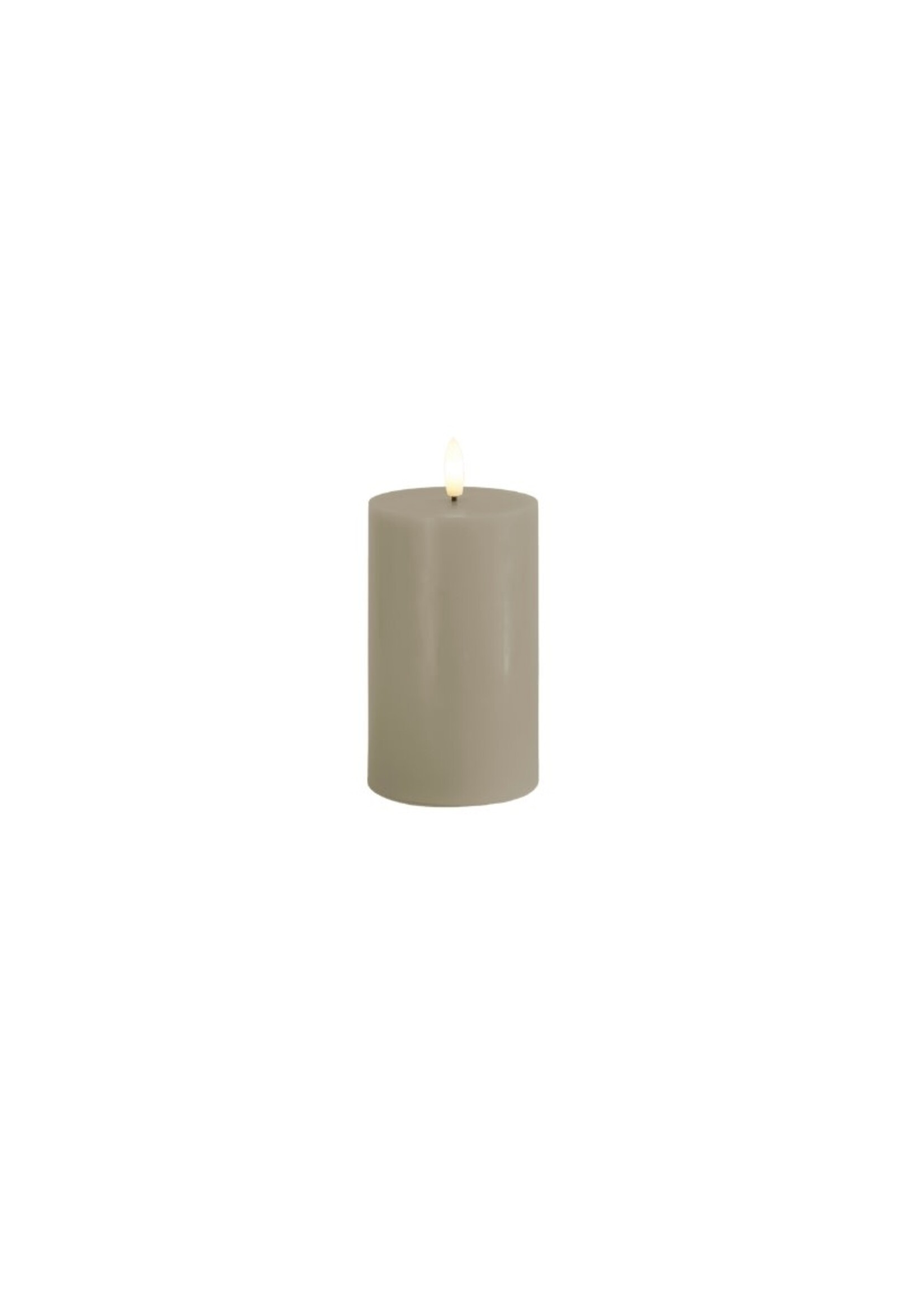 Sirius Sille Led-kaars Ø7.5 x H12,5 - Warm Grey
