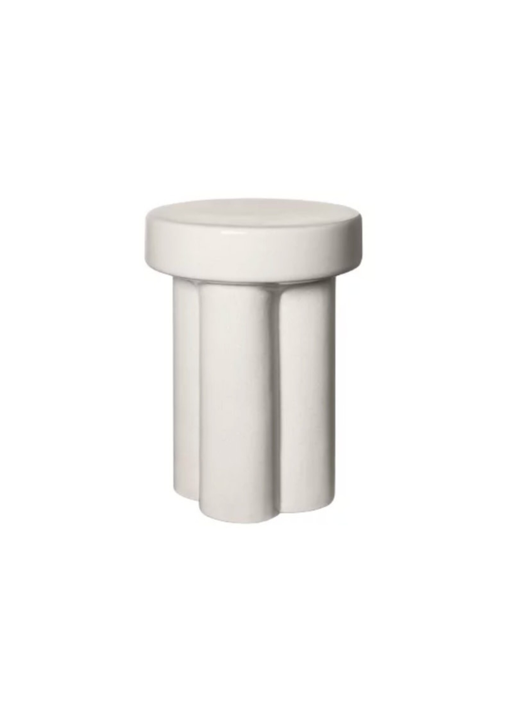 Blomus Toru Ceramic Stool - Big - Lily White
