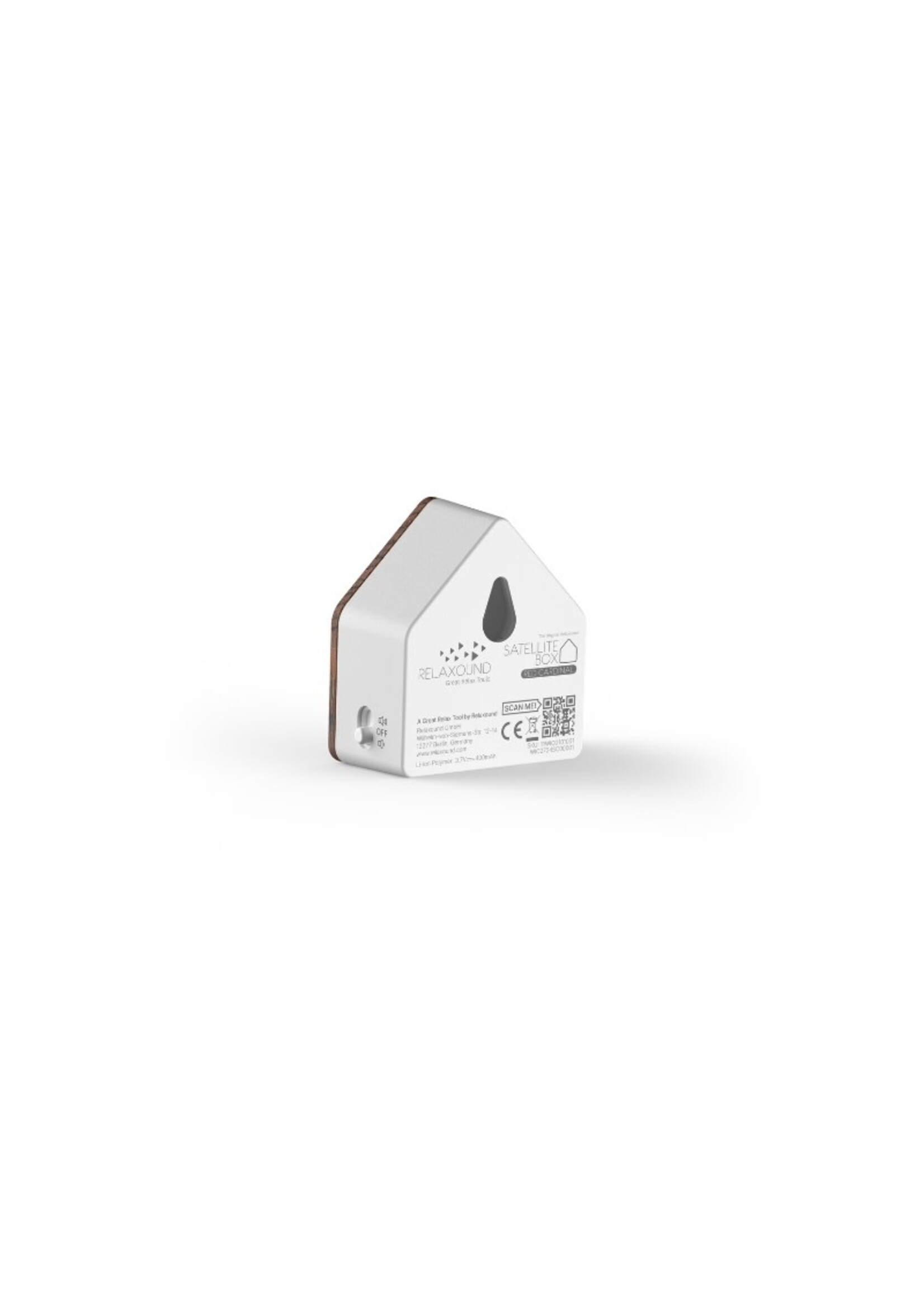 Relaxound Satellitebox Red Cardinal Wood
