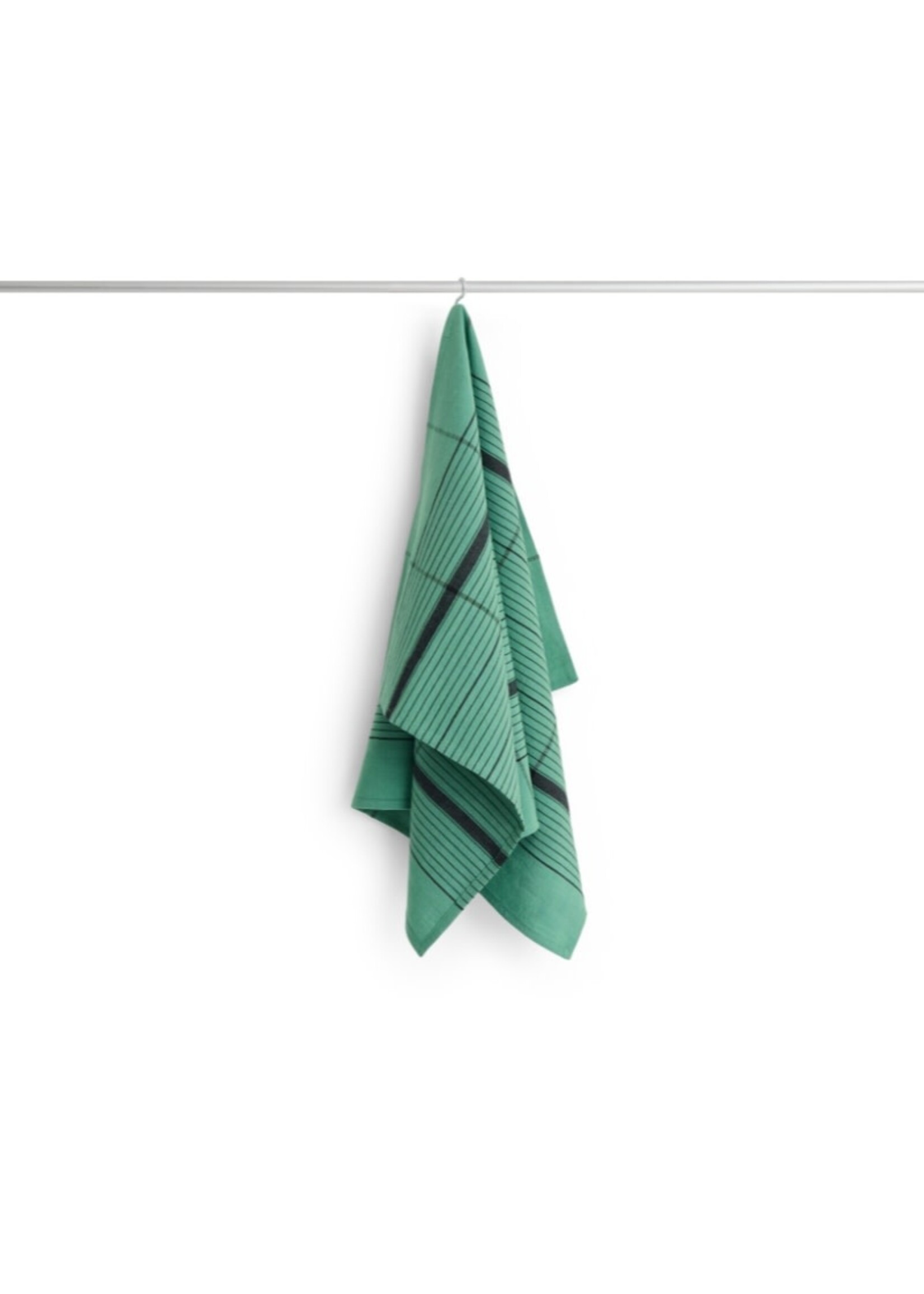 HAY Linear Tea Towel - Green