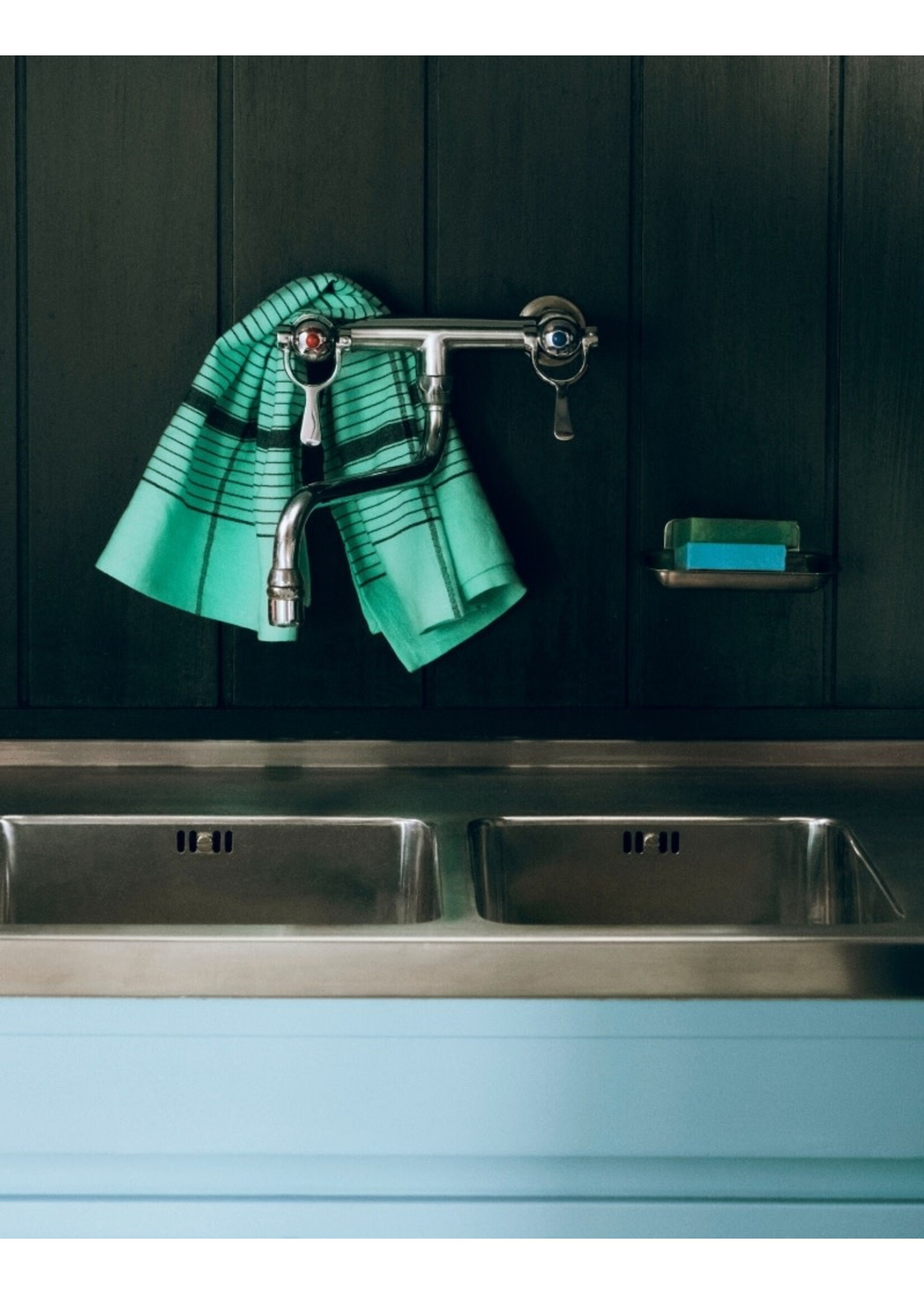 HAY Linear Tea Towel - Green