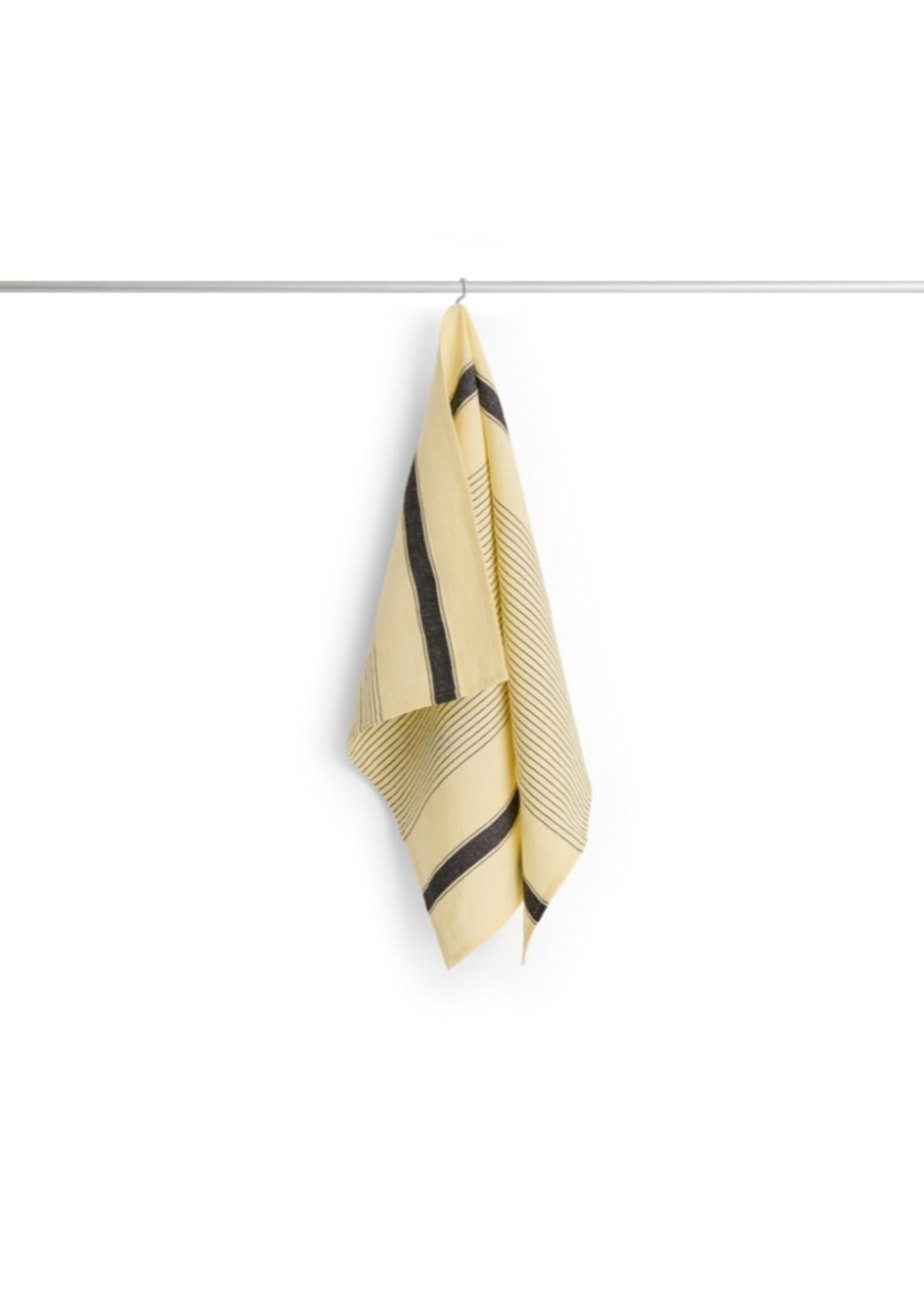 HAY Linear Tea Towel - Soft Yellow
