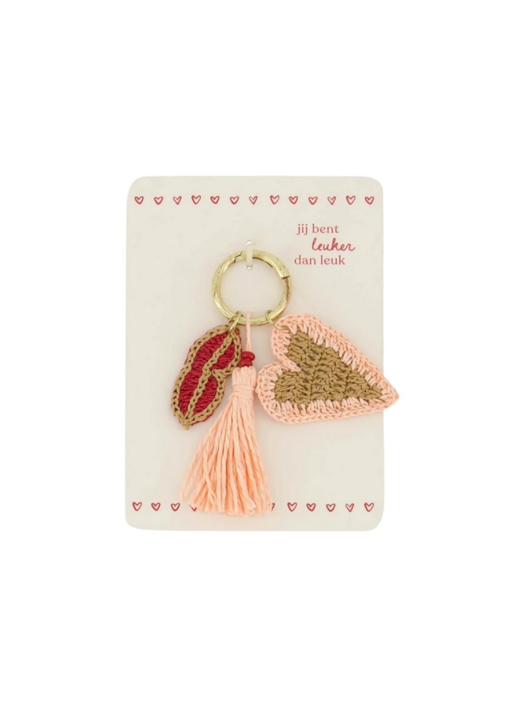 Zusss sleutelhanger hartje