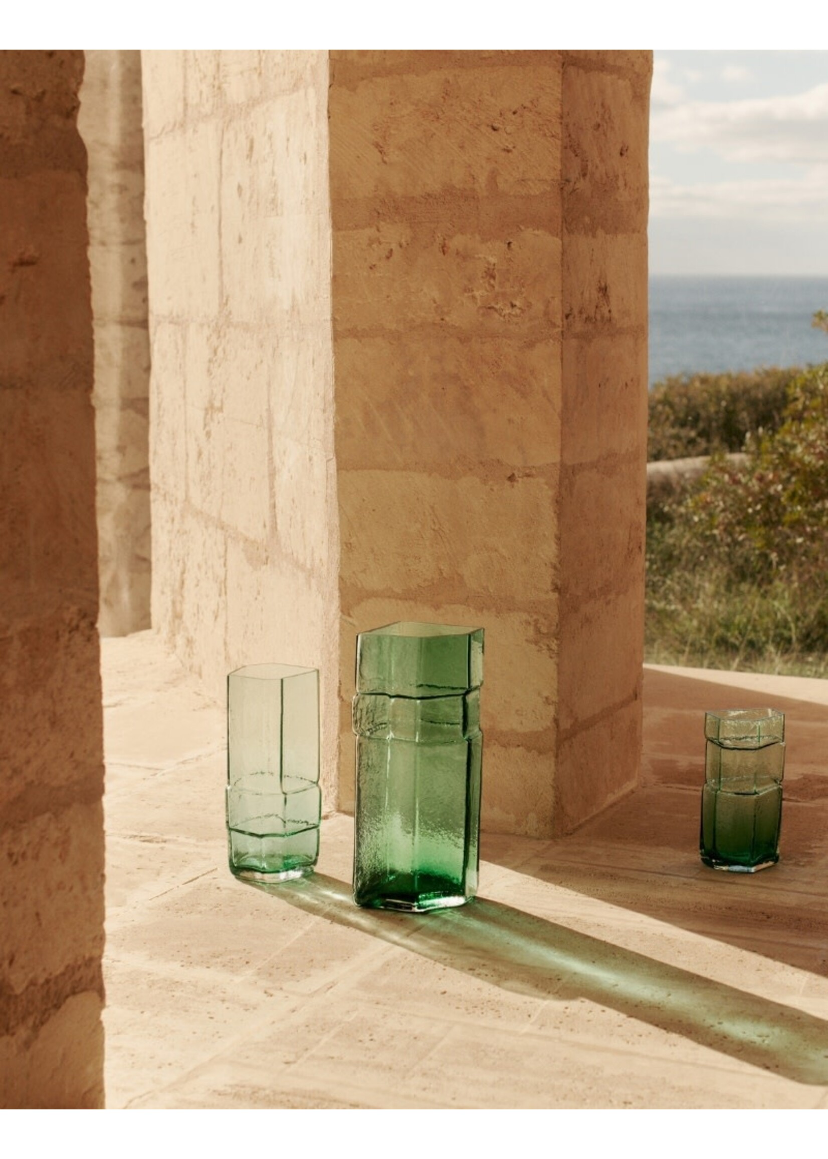 Ferm Living Muro Vase H30 - Green