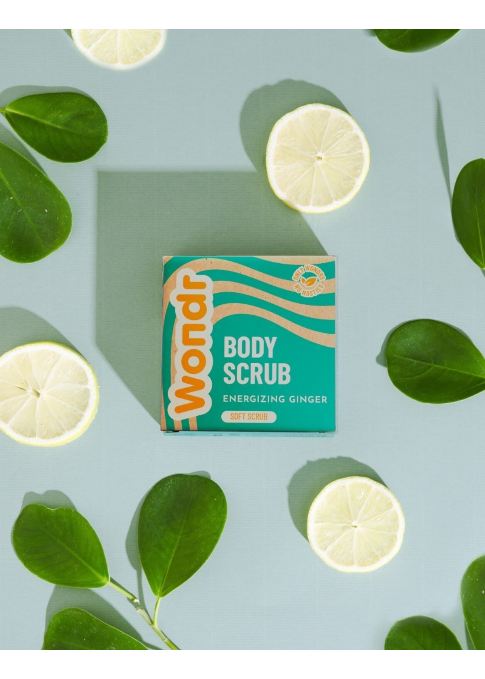 Wondr Shower Bar Scrub - Energizing Ginger