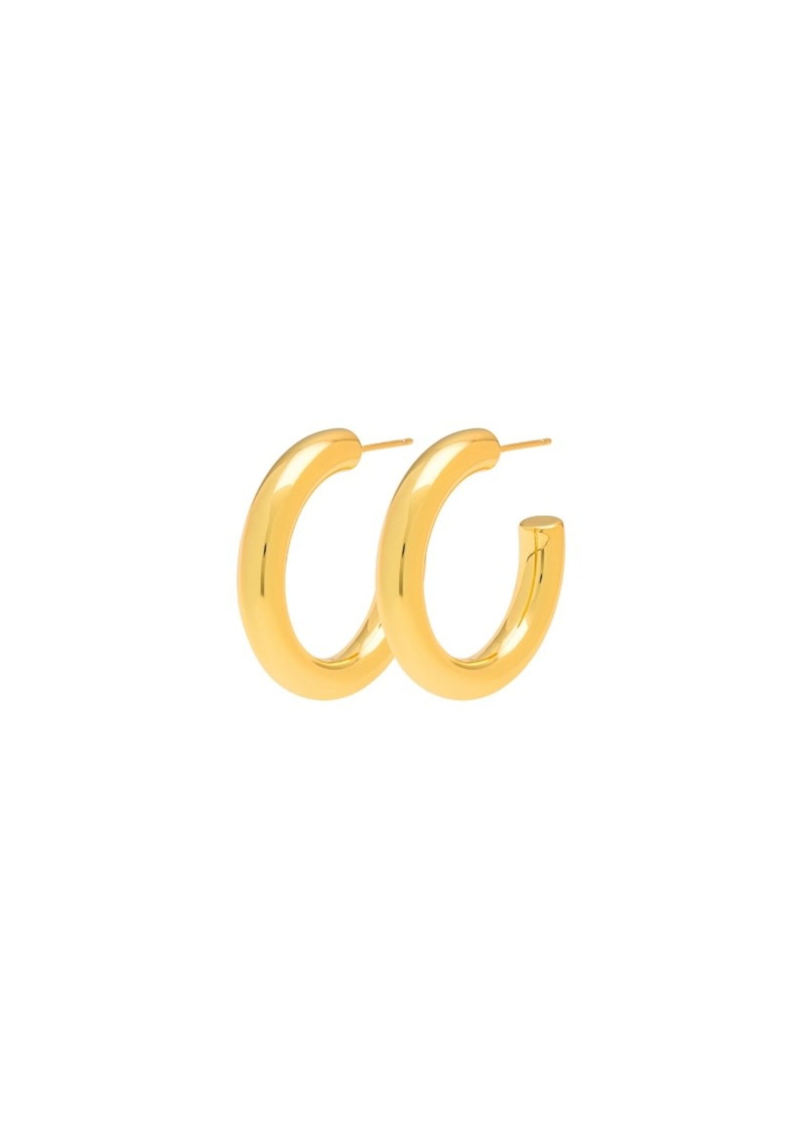 LULU Copenhagen Non Hoops Chunky M - Gold