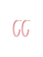 LULU Copenhagen Color Hoops M - Light Pink